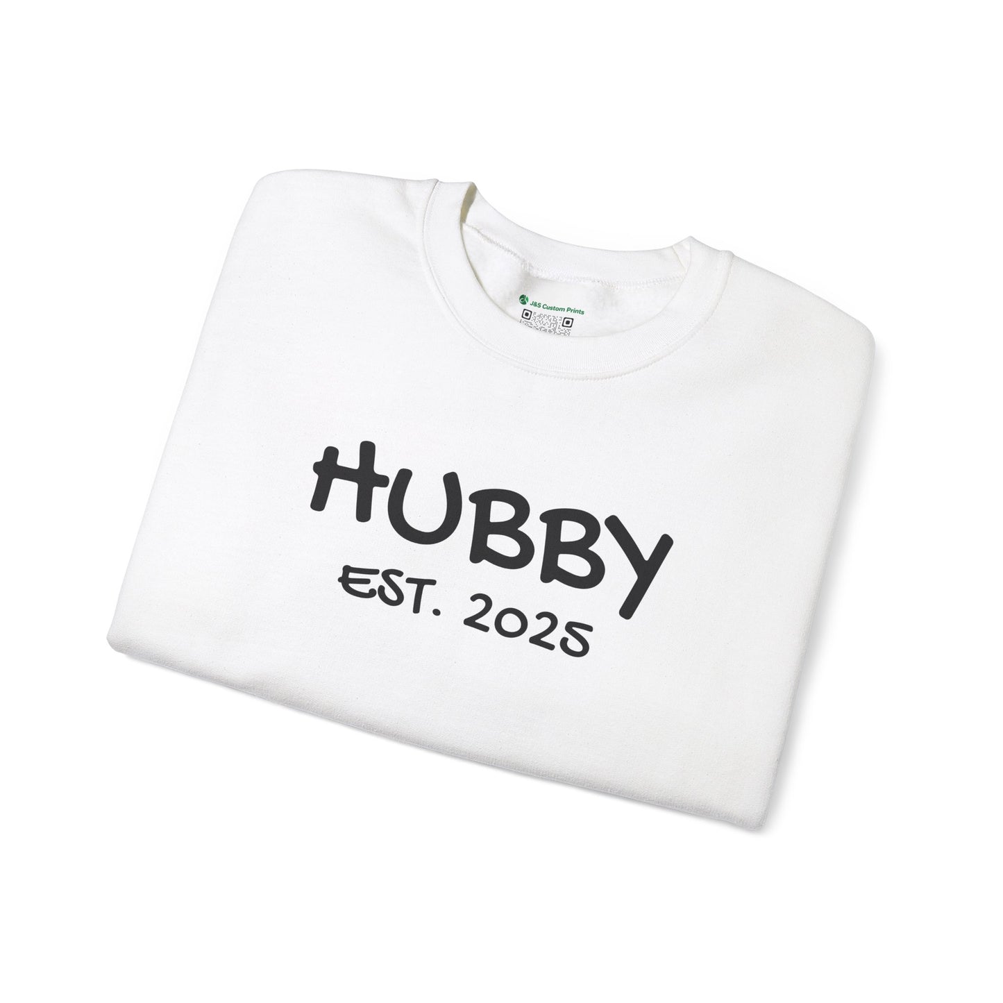 Matching Marriage Set -- "Hubby" (Adult Unisex Crewneck Sweatshirt)