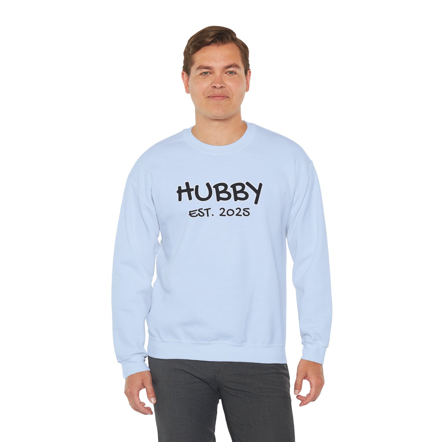 Matching Marriage Set -- "Hubby" (Adult Unisex Crewneck Sweatshirt)