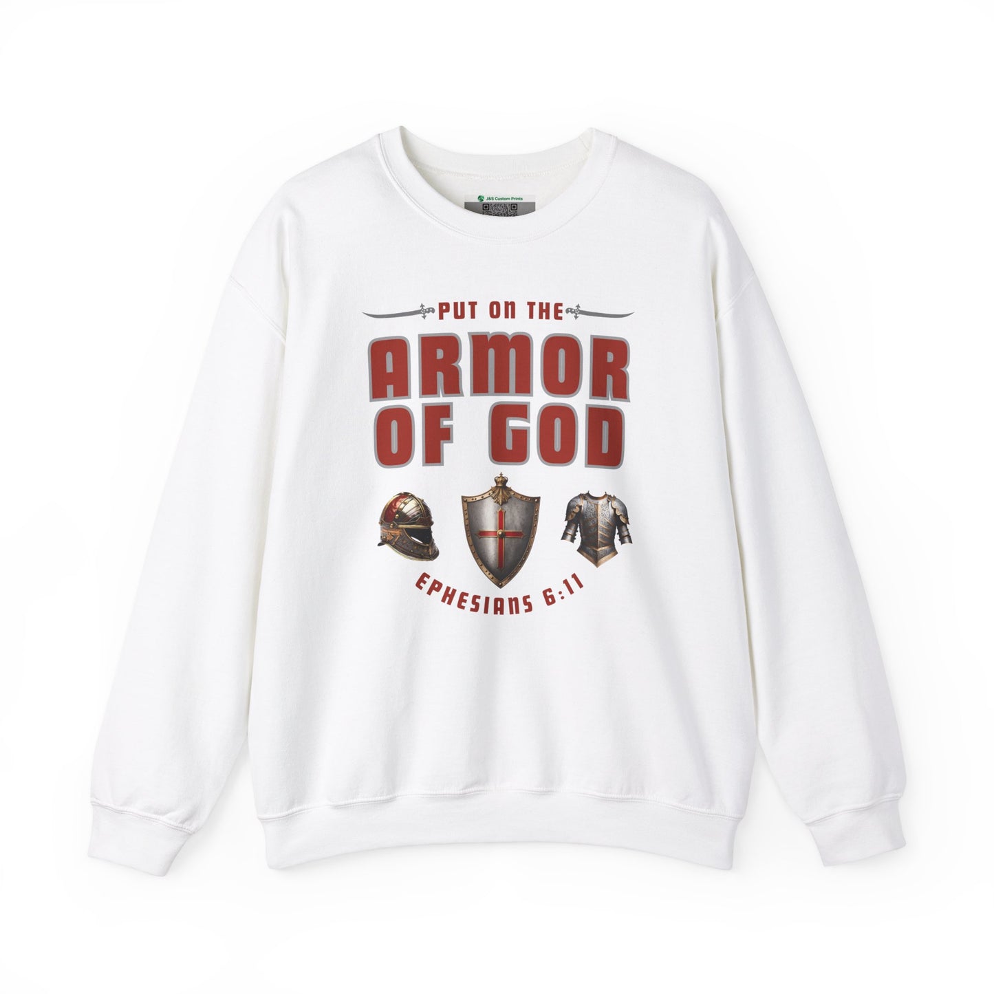 Armor Of God (Adult Unisex Crewneck Sweatshirt)