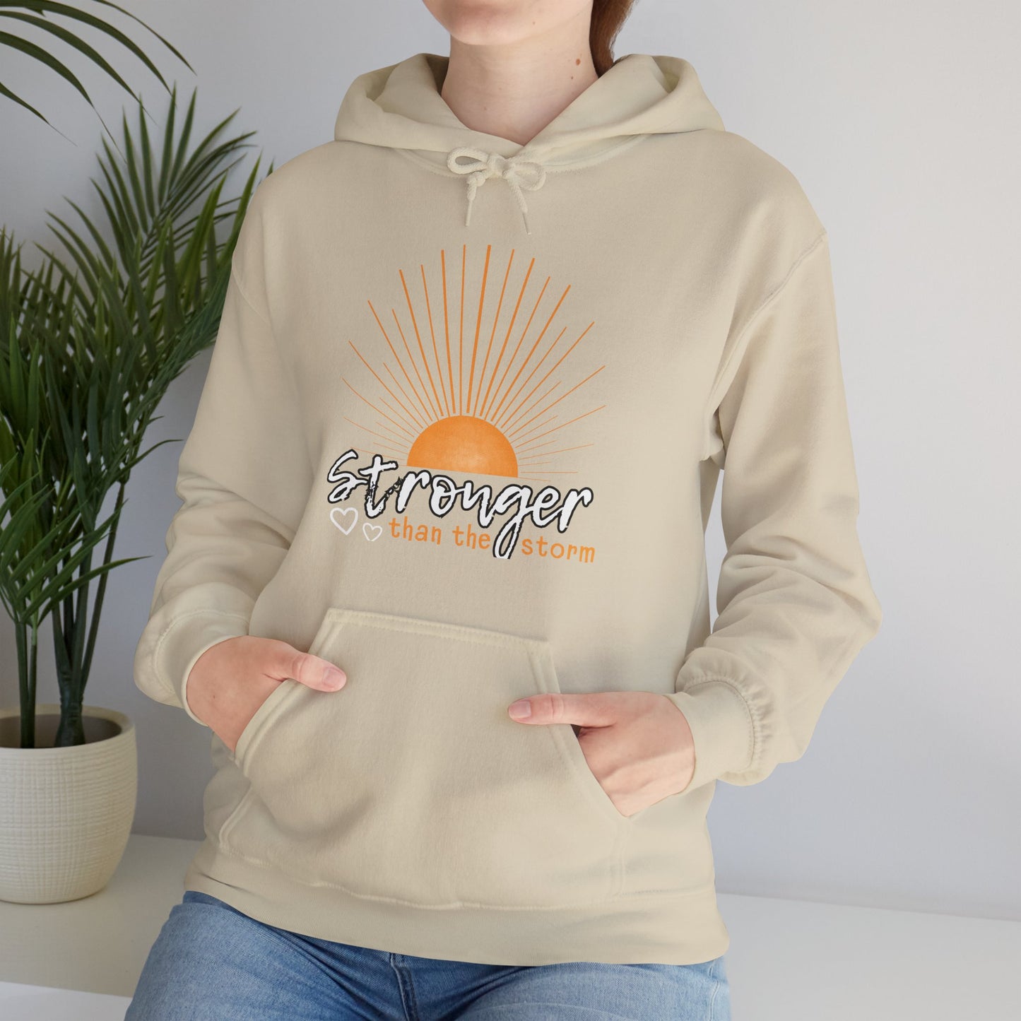 Stronger Than the Storm (Adult Unisex Hooded Sweatshirt)