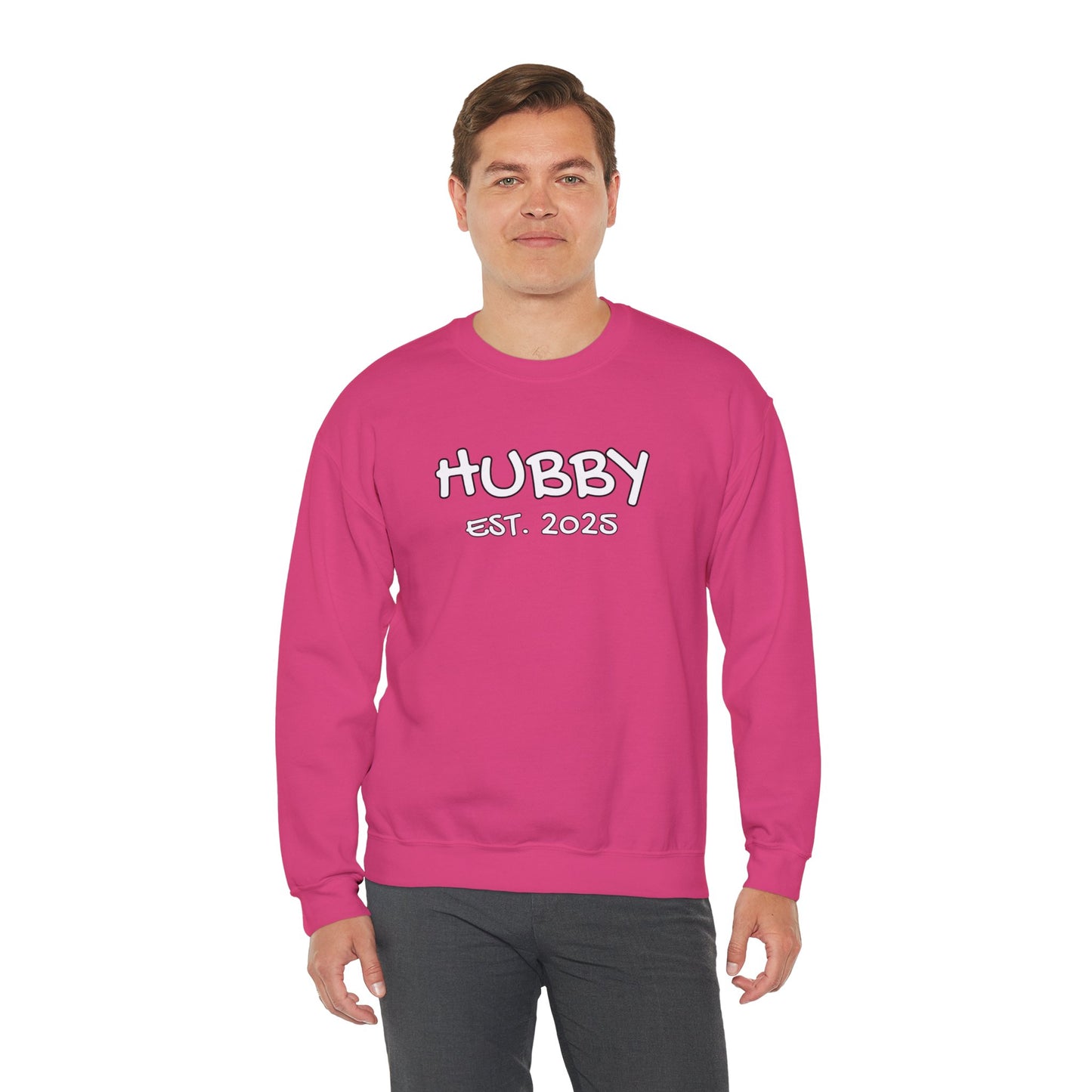 Matching Marriage Set -- "Hubby" (Adult Unisex Crewneck Sweatshirt)