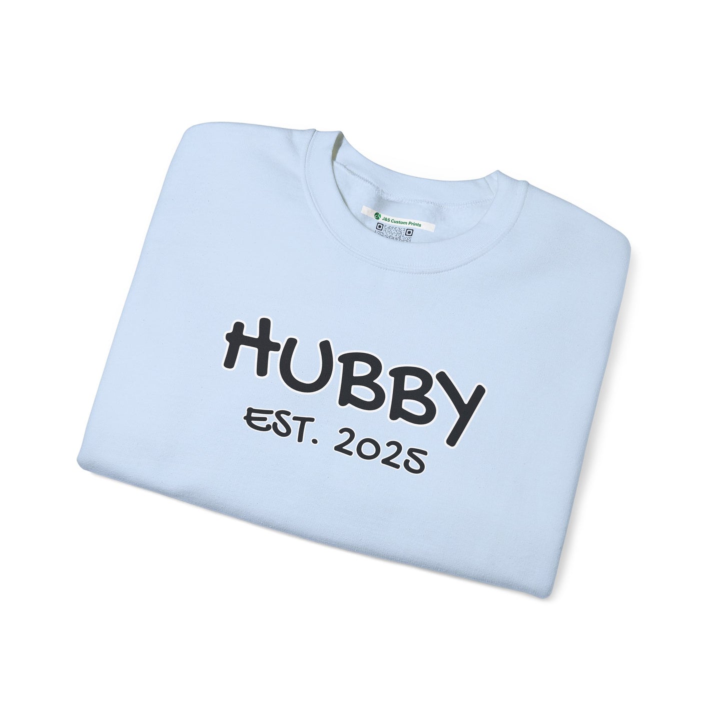 Matching Marriage Set -- "Hubby" (Adult Unisex Crewneck Sweatshirt)