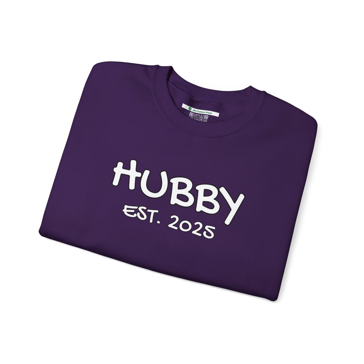 Matching Marriage Set -- "Hubby" (Adult Unisex Crewneck Sweatshirt)