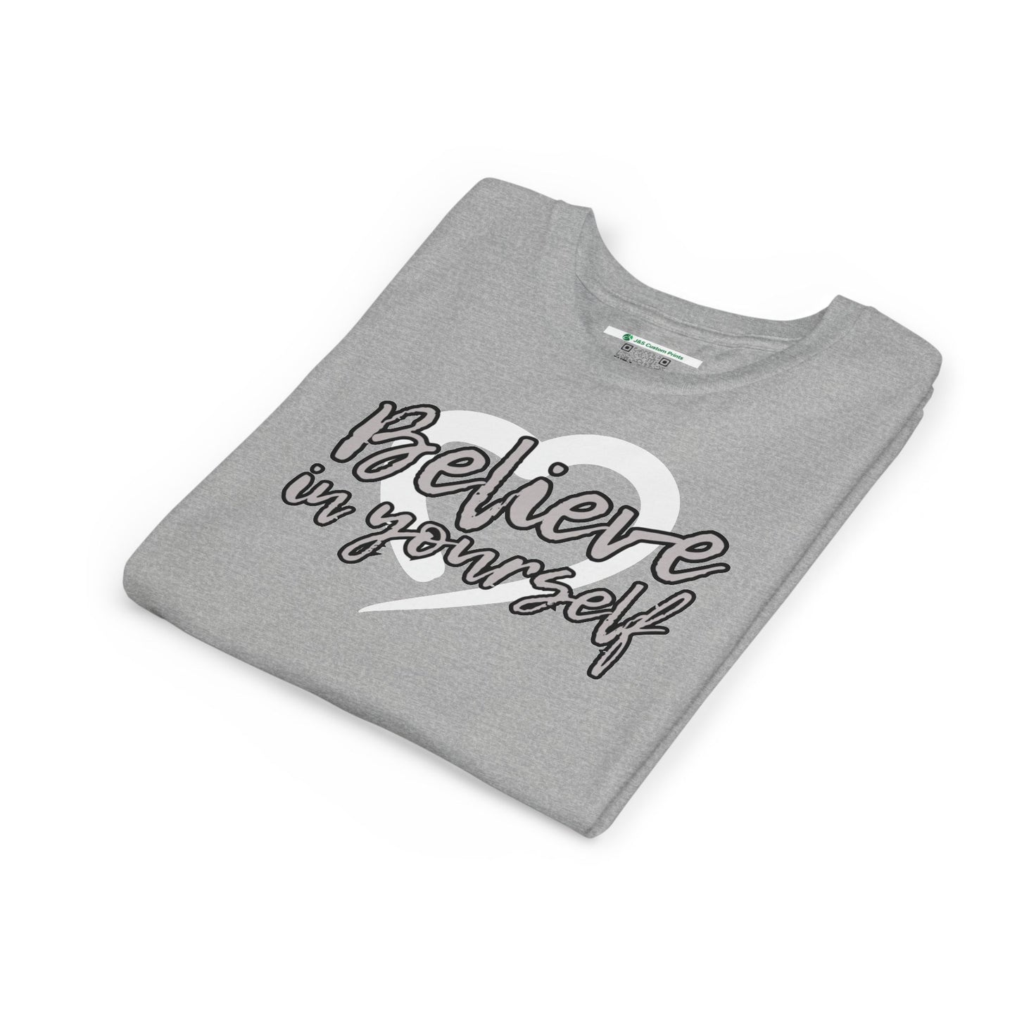 Believe In Yourself -- Gray (Youth Unisex Tee)