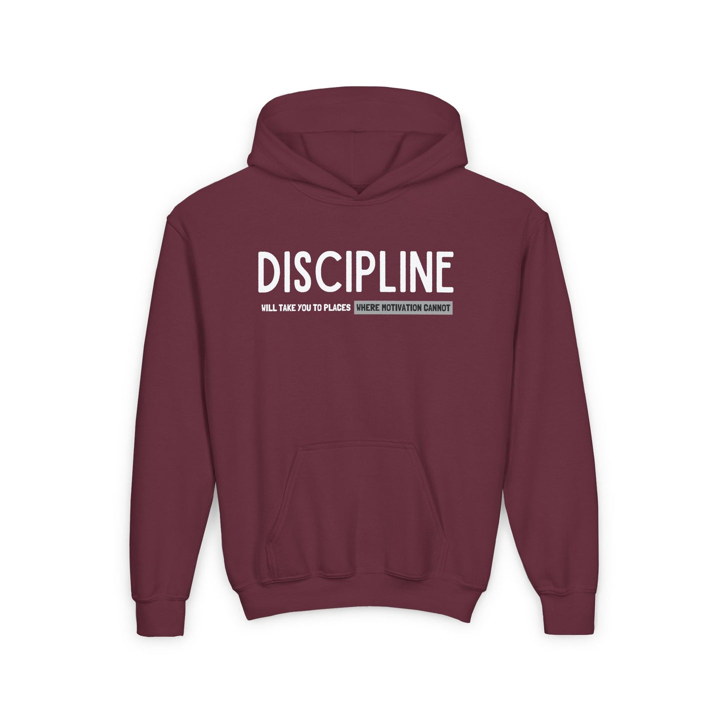 Discipline (Youth Unisex Hooded Sweatshirt)