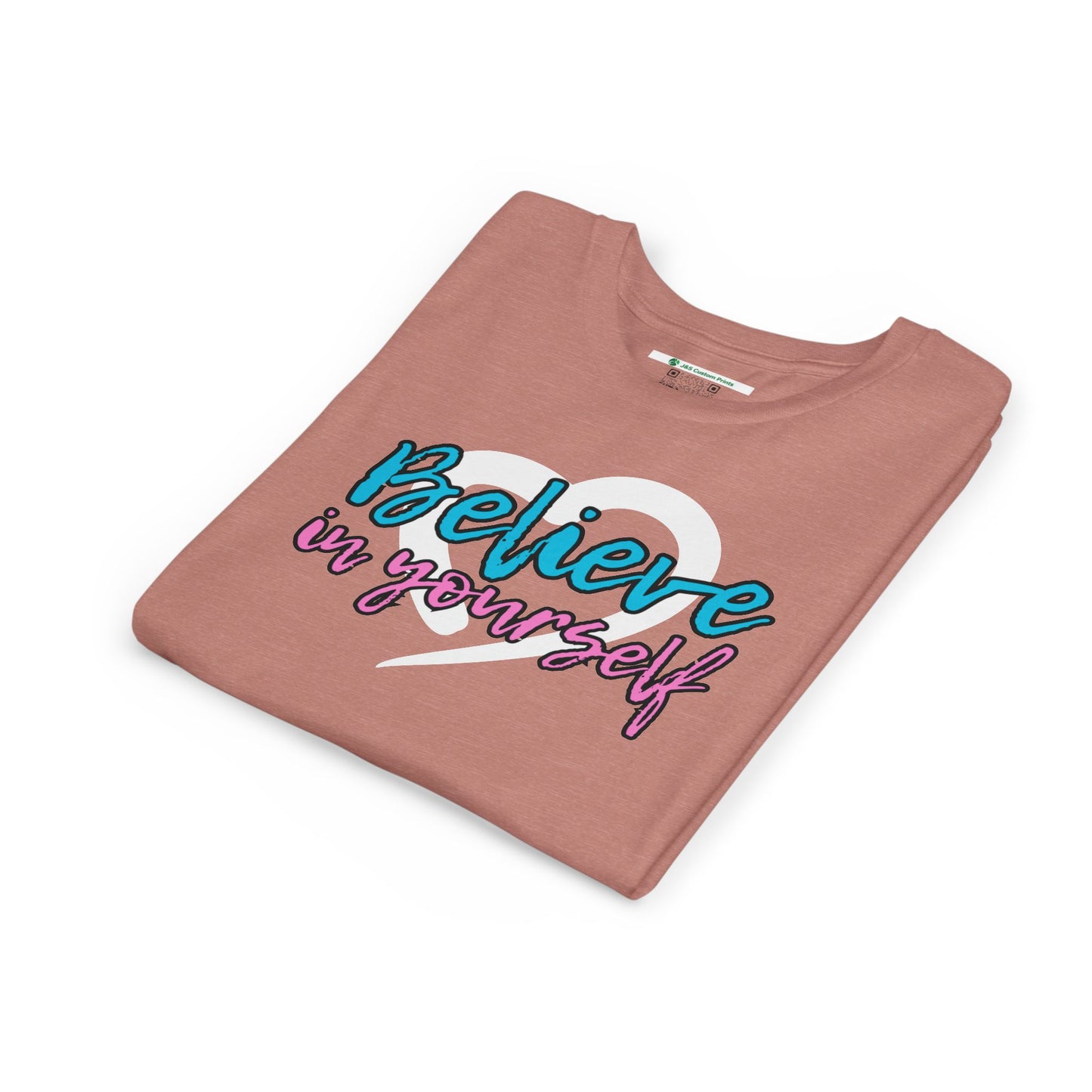 Believe In Yourself -- Blue/Pink (Youth Unisex Tee)