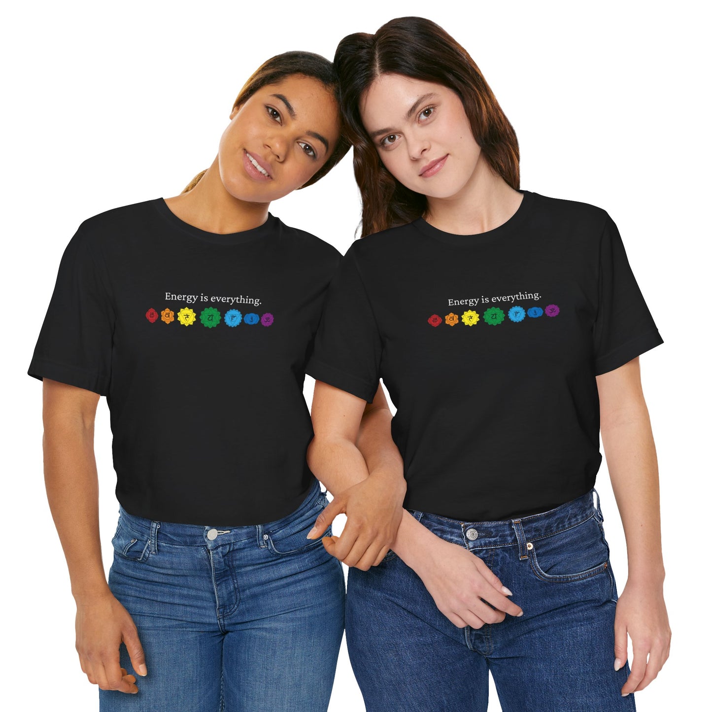 Energy is Everything -- Chakras (Adult Unisex Tee)
