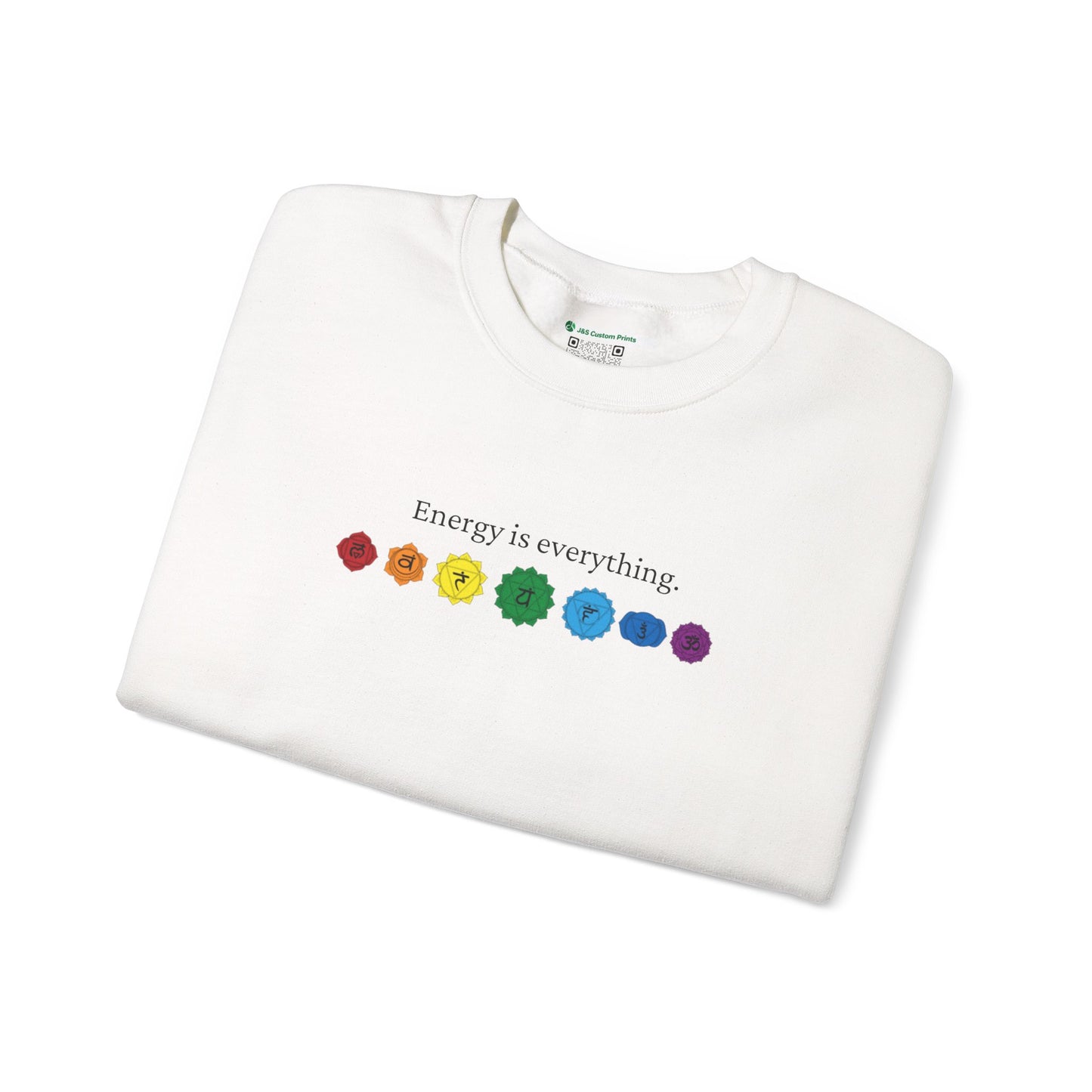Energy is Everything -- Chakras (Adult Unisex Crewneck Sweatshirt)