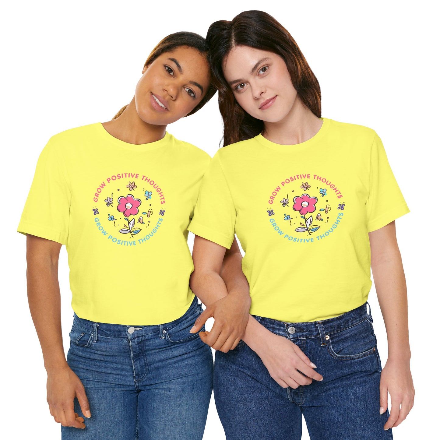 Grow Positive Thoughts (Adult Unisex Tee)