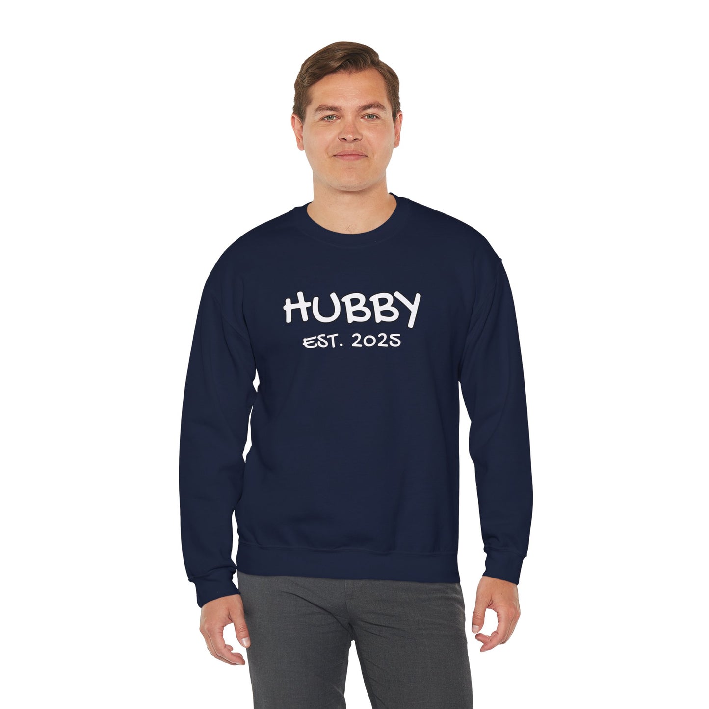 Matching Marriage Set -- "Hubby" (Adult Unisex Crewneck Sweatshirt)
