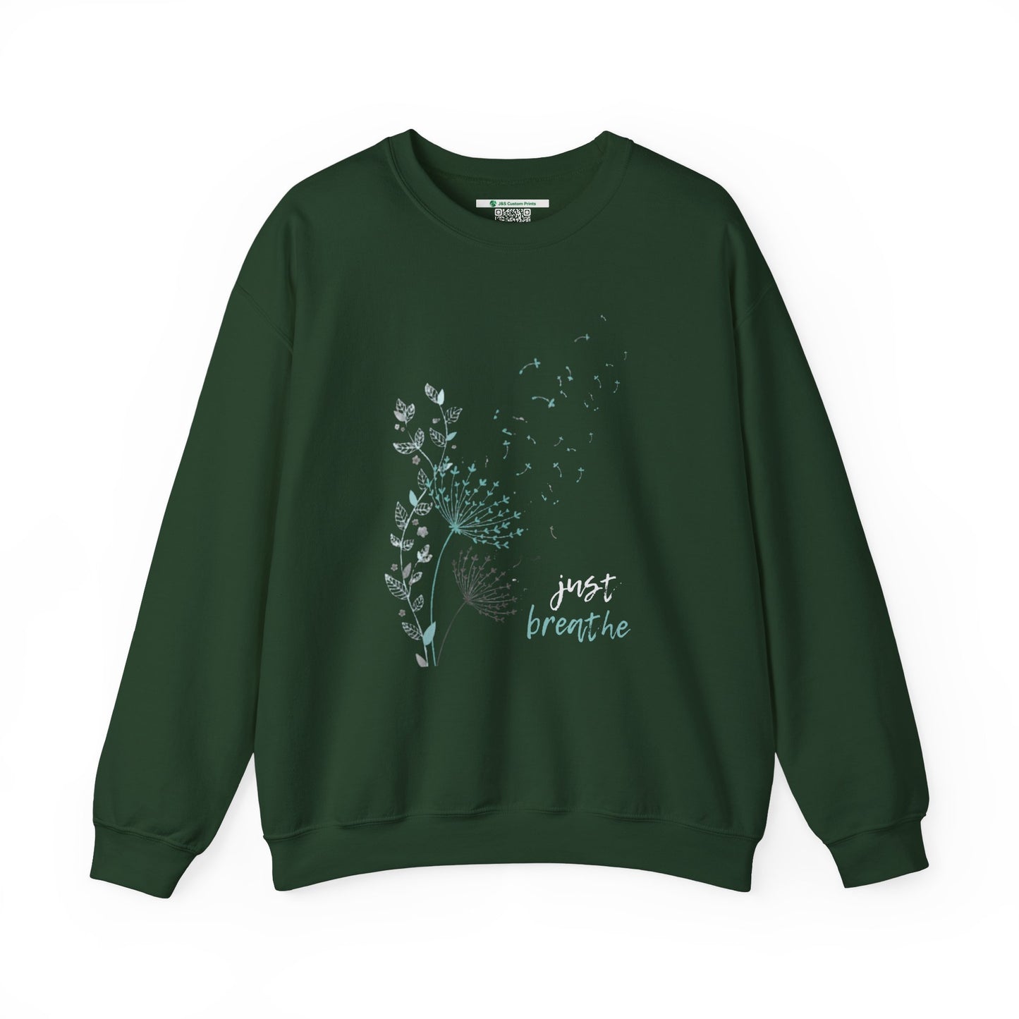Just Breathe (Adult Unisex Crewneck Sweatshirt)