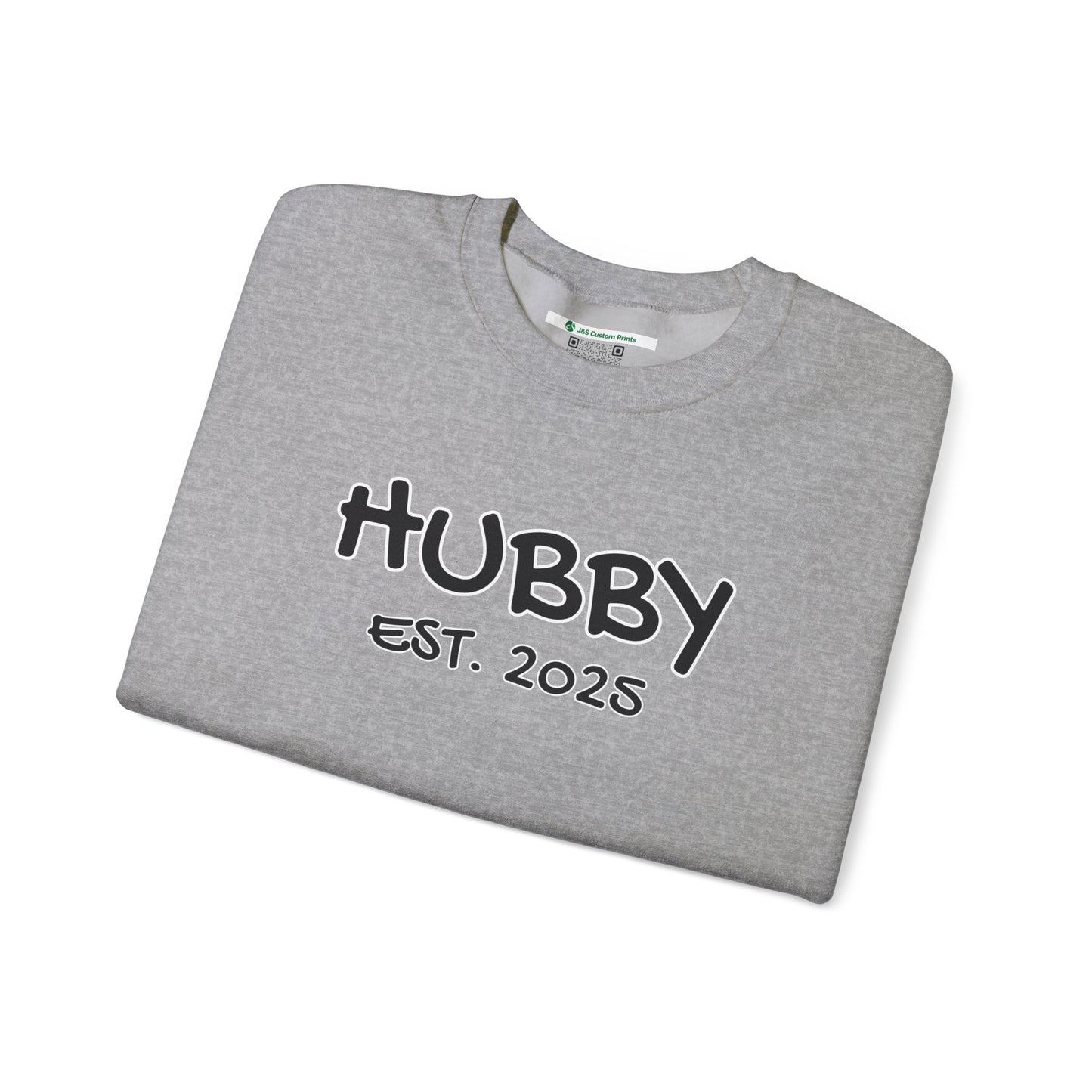 Matching Marriage Set -- "Hubby" (Adult Unisex Crewneck Sweatshirt)