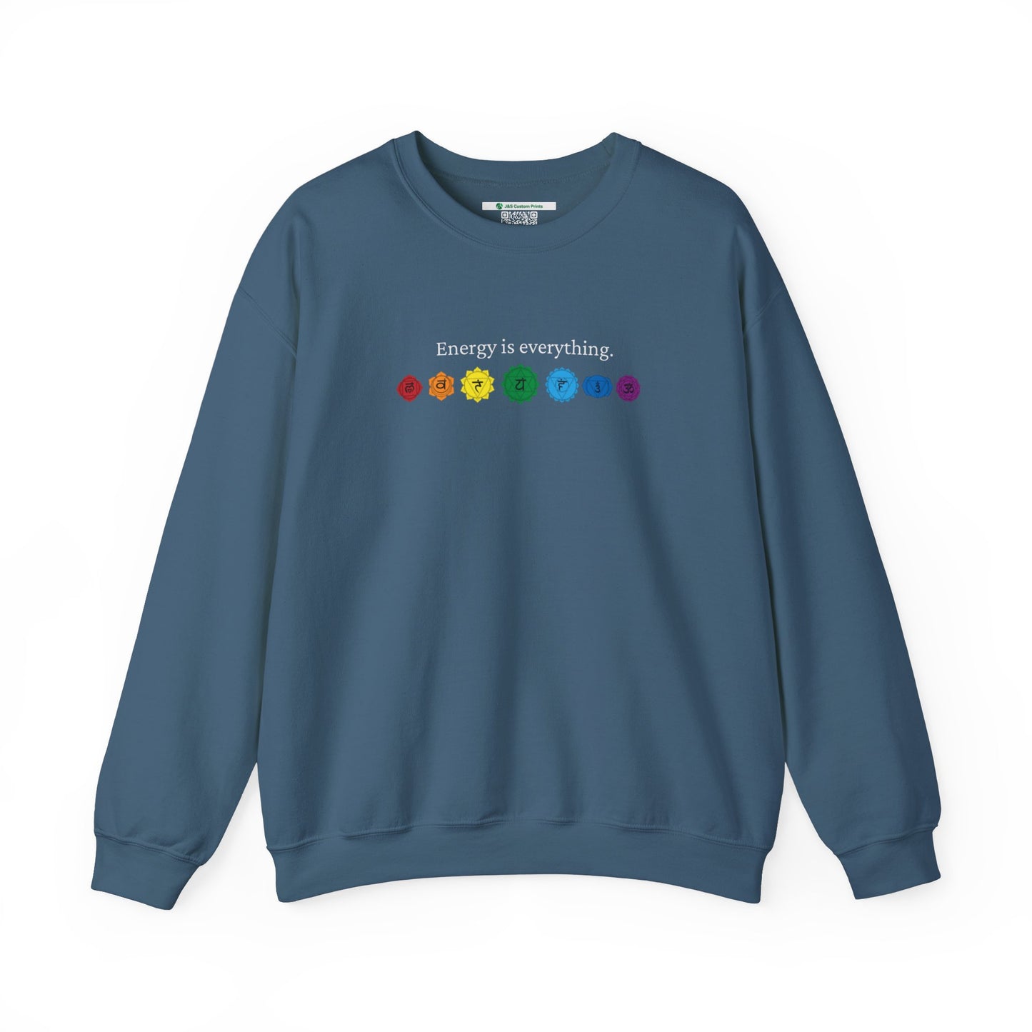 Energy is Everything -- Chakras (Adult Unisex Crewneck Sweatshirt)