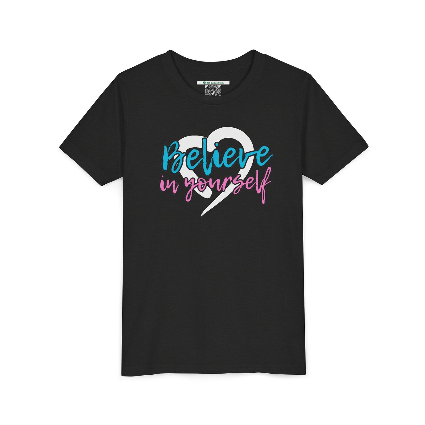 Believe In Yourself -- Blue/Pink (Youth Unisex Tee)