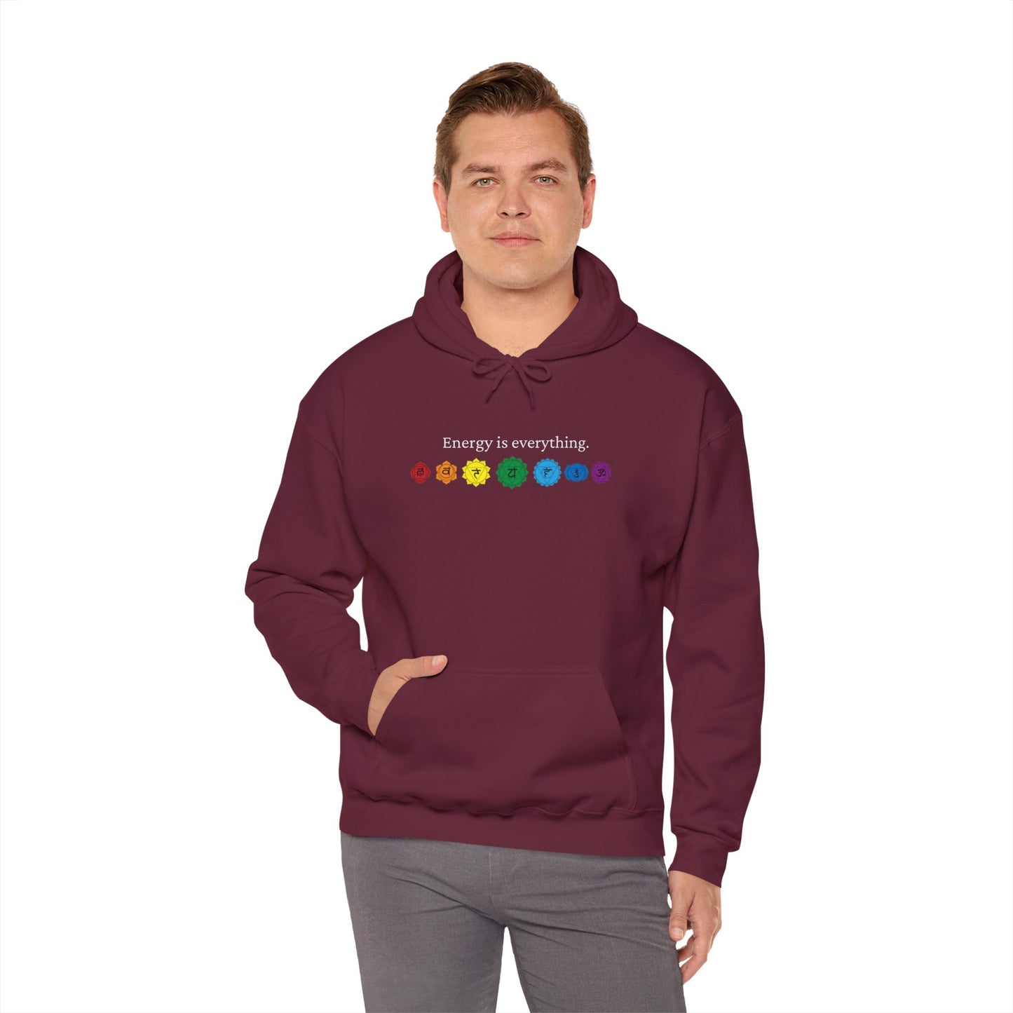 Energy is Everything -- Chakras (Adult Unisex Hooded Sweatshirt)