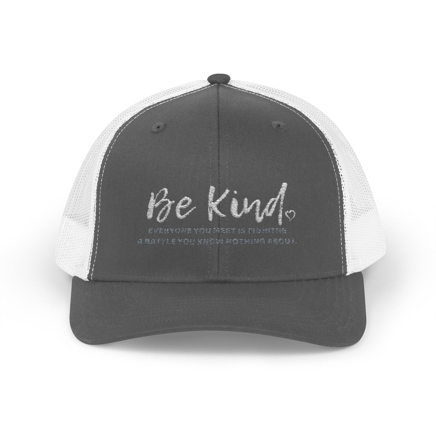 Be Kind (Embroidered Snapback Trucker Hat)