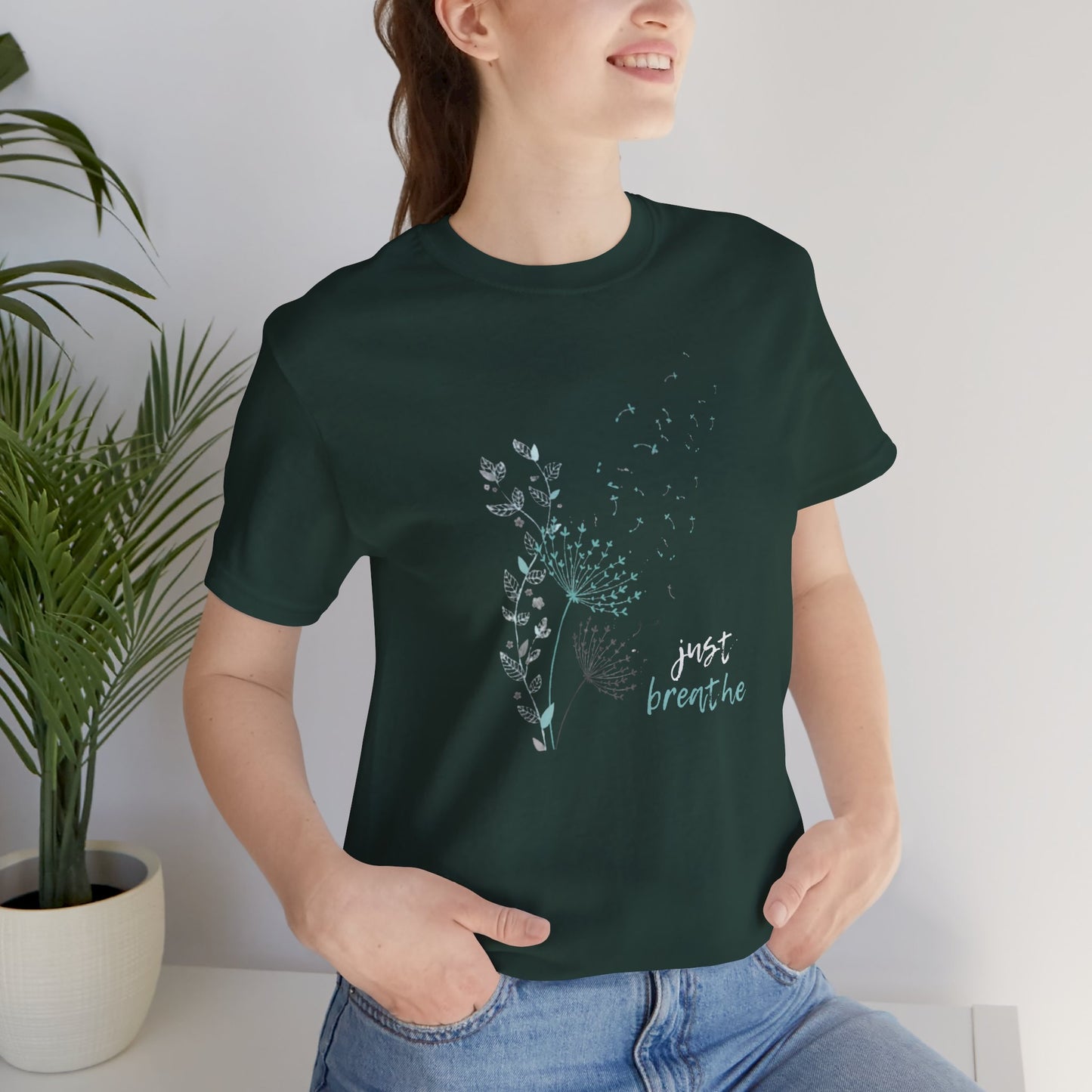 Just Breathe (Adult Unisex Tee Shirt)