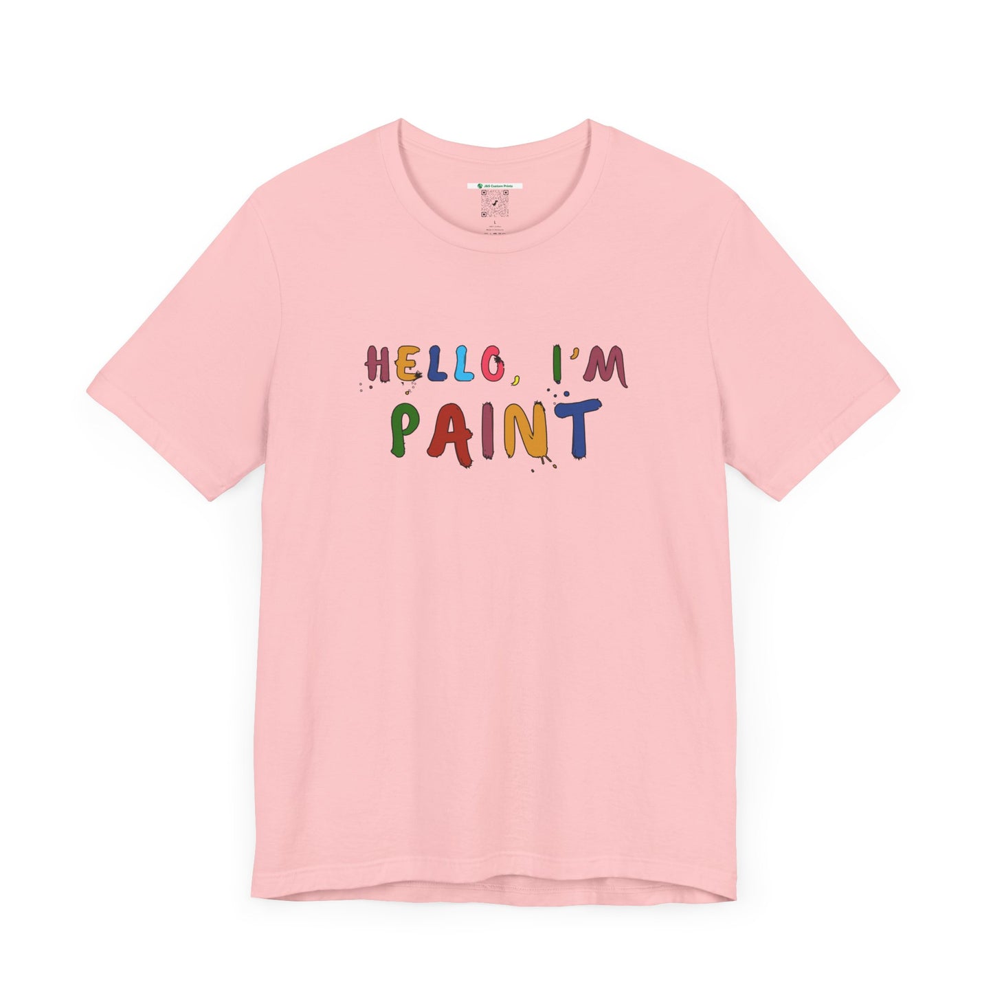 Matching Couple's Set -- Hello, I'm Paint (Adult Unisex Tee)