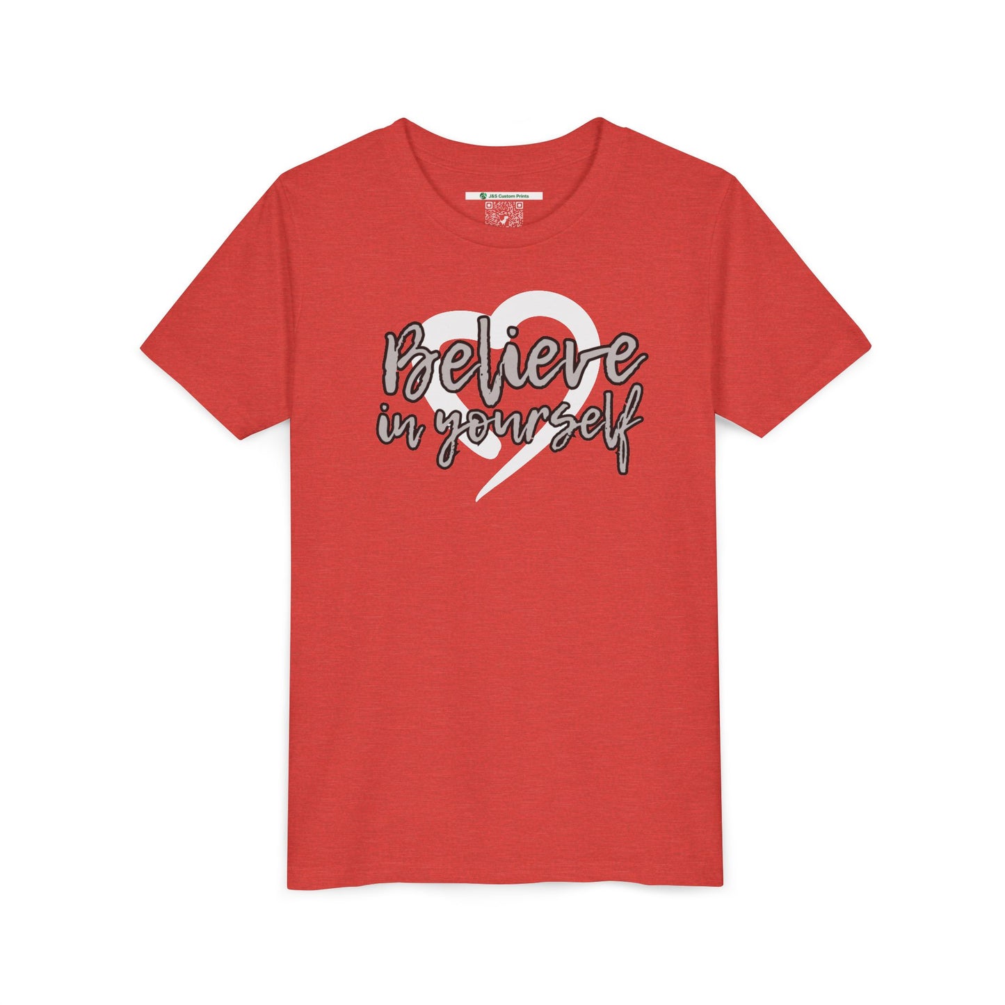 Believe In Yourself -- Gray (Youth Unisex Tee)