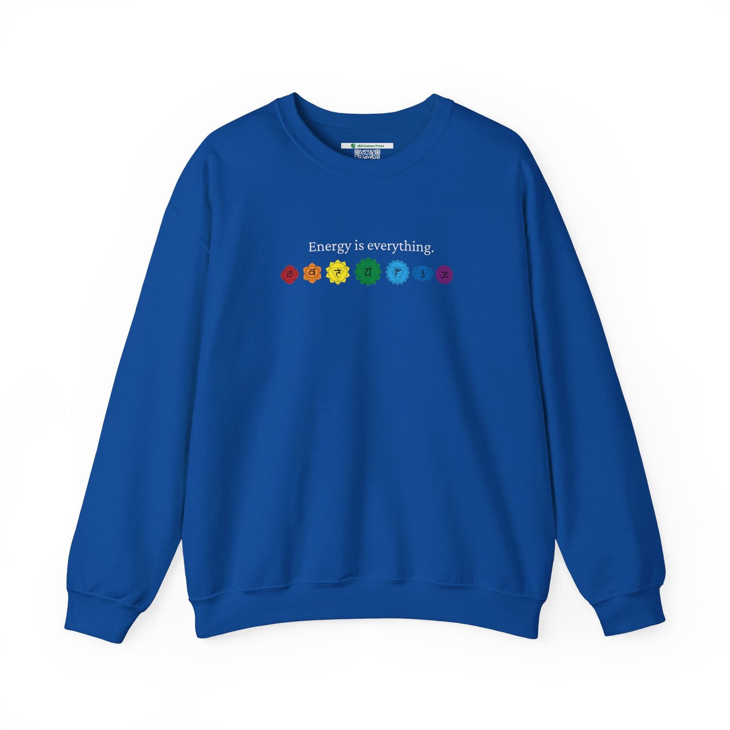Energy is Everything -- Chakras (Adult Unisex Crewneck Sweatshirt)