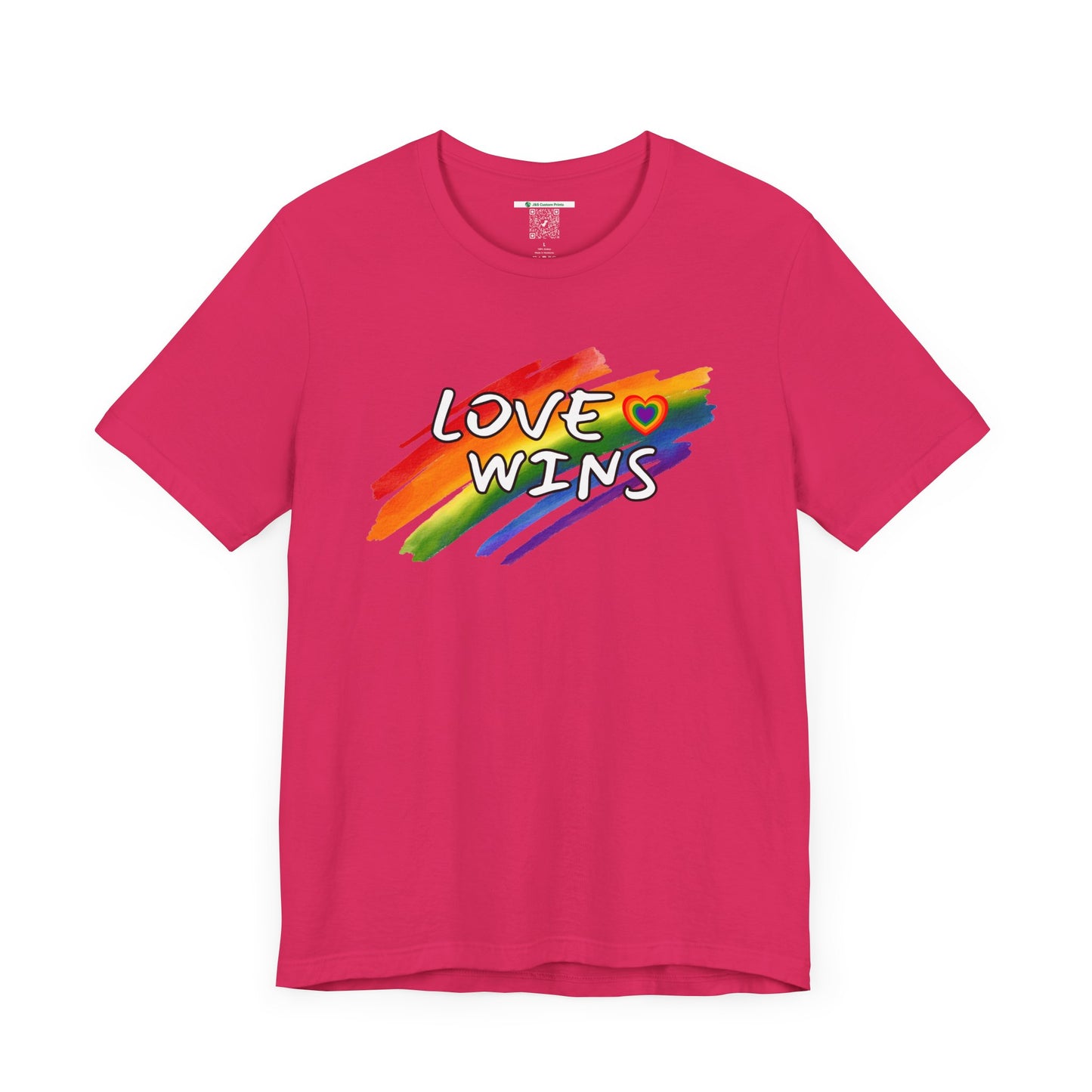 LGBTQ+ "Love Wins" (Adult Unisex Tee)