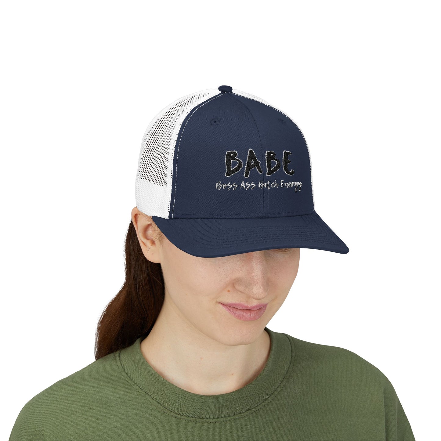 BABE (Embroidered Snapback Trucker Hat)