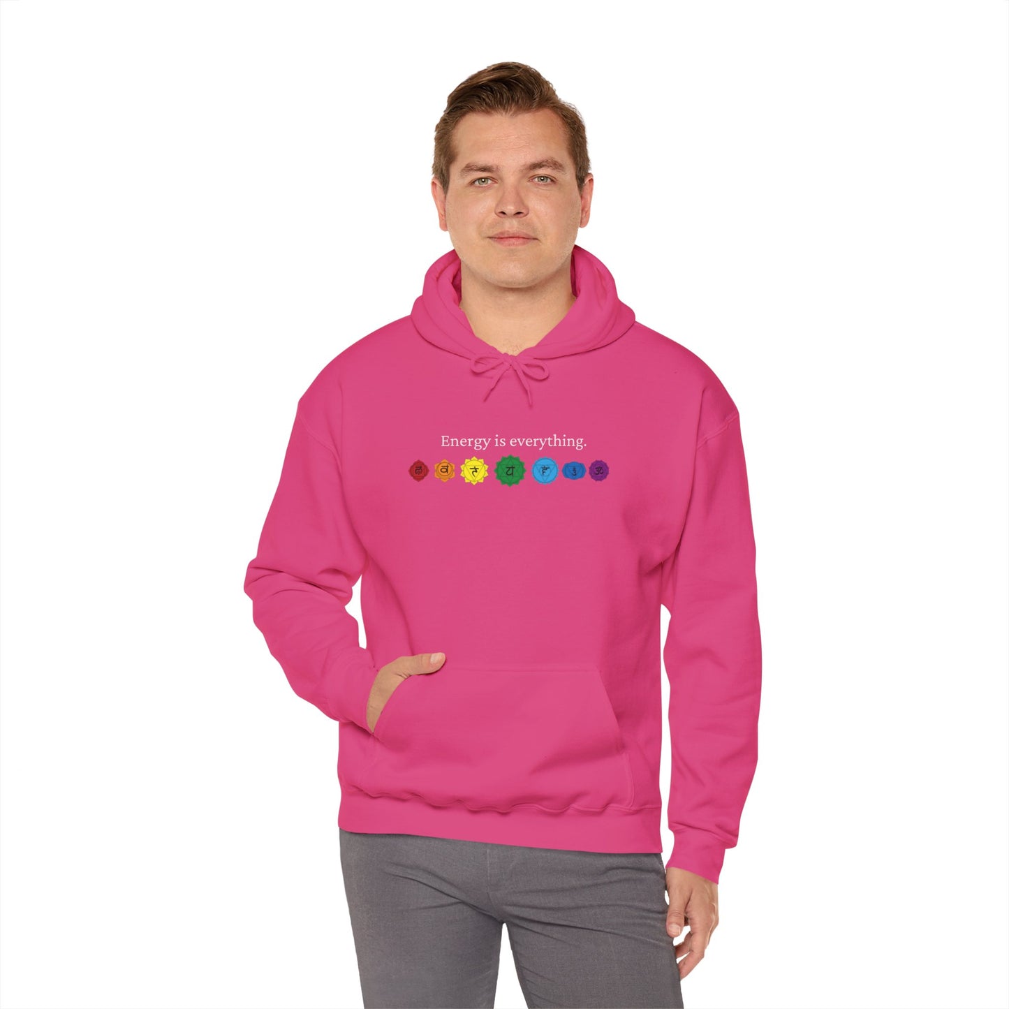 Energy is Everything -- Chakras (Adult Unisex Hooded Sweatshirt)