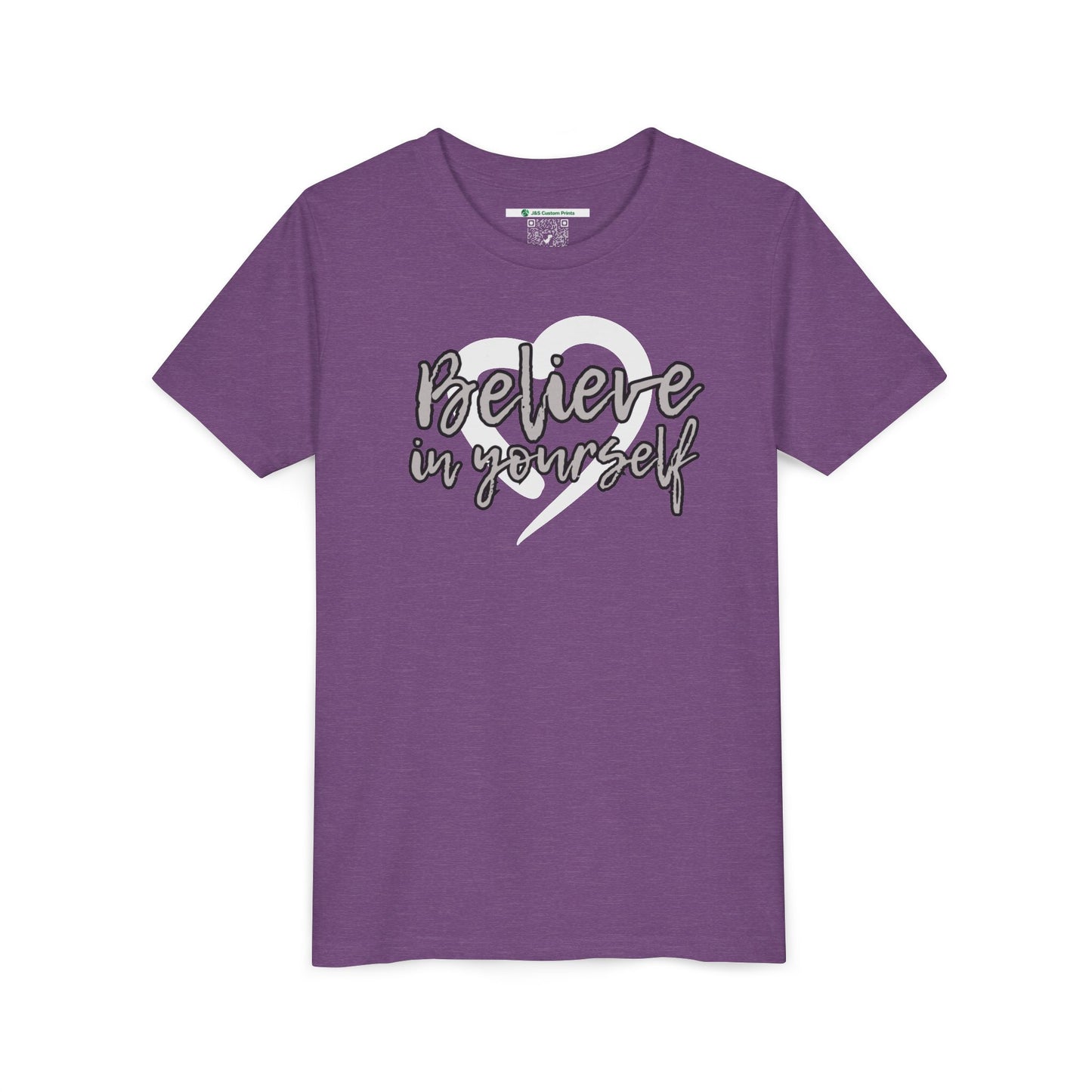 Believe In Yourself -- Gray (Youth Unisex Tee)