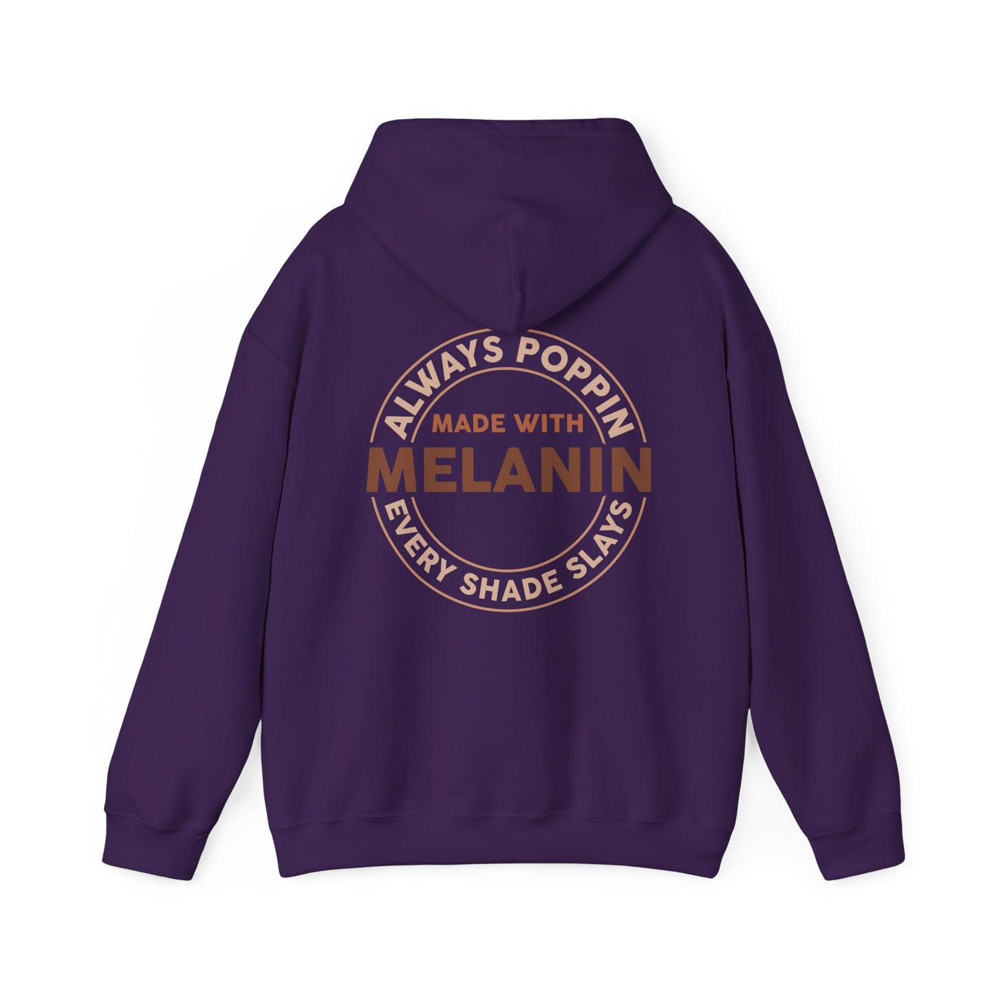 Made With Melanin (Adult Unisex Hooded Sweatshirt)