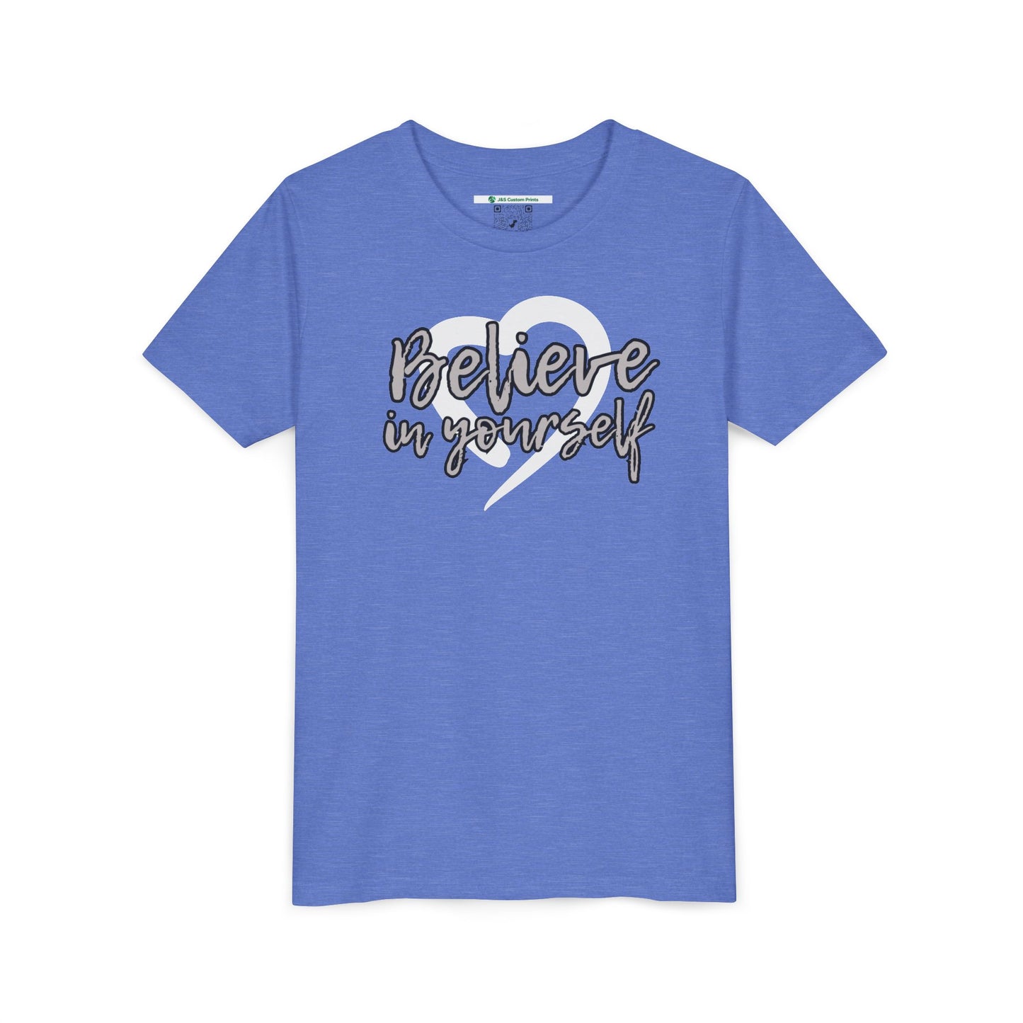 Believe In Yourself -- Gray (Youth Unisex Tee)