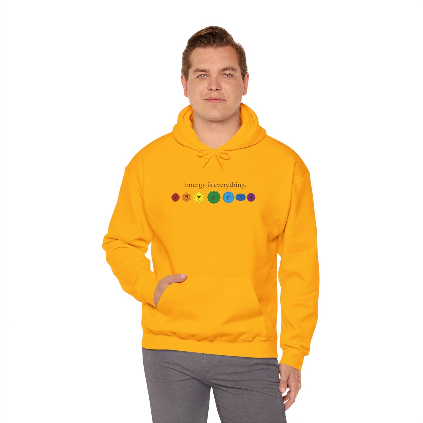 Energy is Everything -- Chakras (Adult Unisex Hooded Sweatshirt)