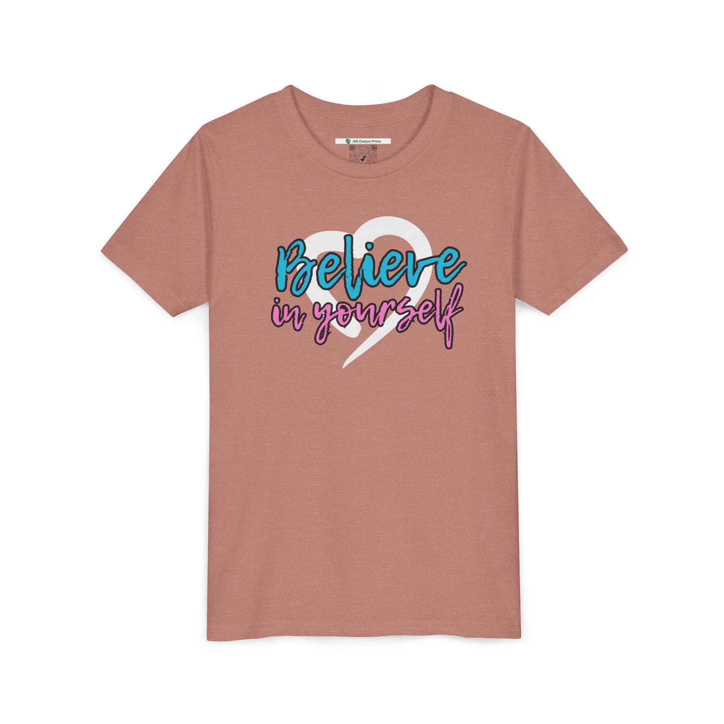 Believe In Yourself -- Blue/Pink (Youth Unisex Tee)