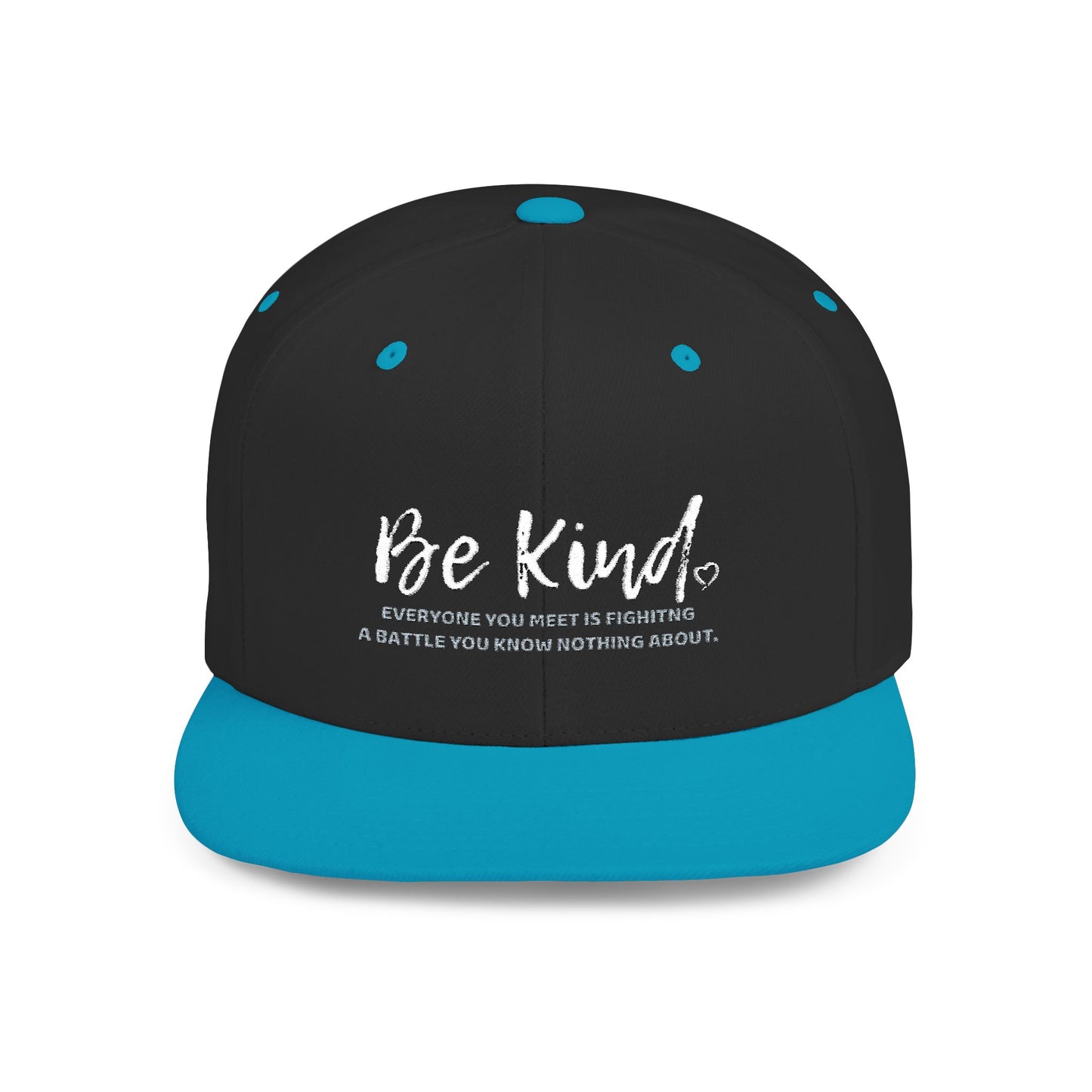 Be Kind (Embroidered Flat-Bill, Cotton, Snapback Hat)