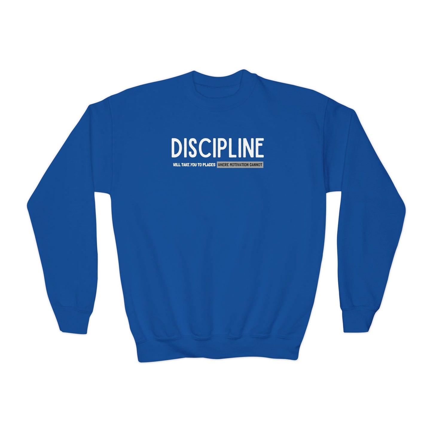 Discipline (Youth Unisex Crewneck Sweatshirt)