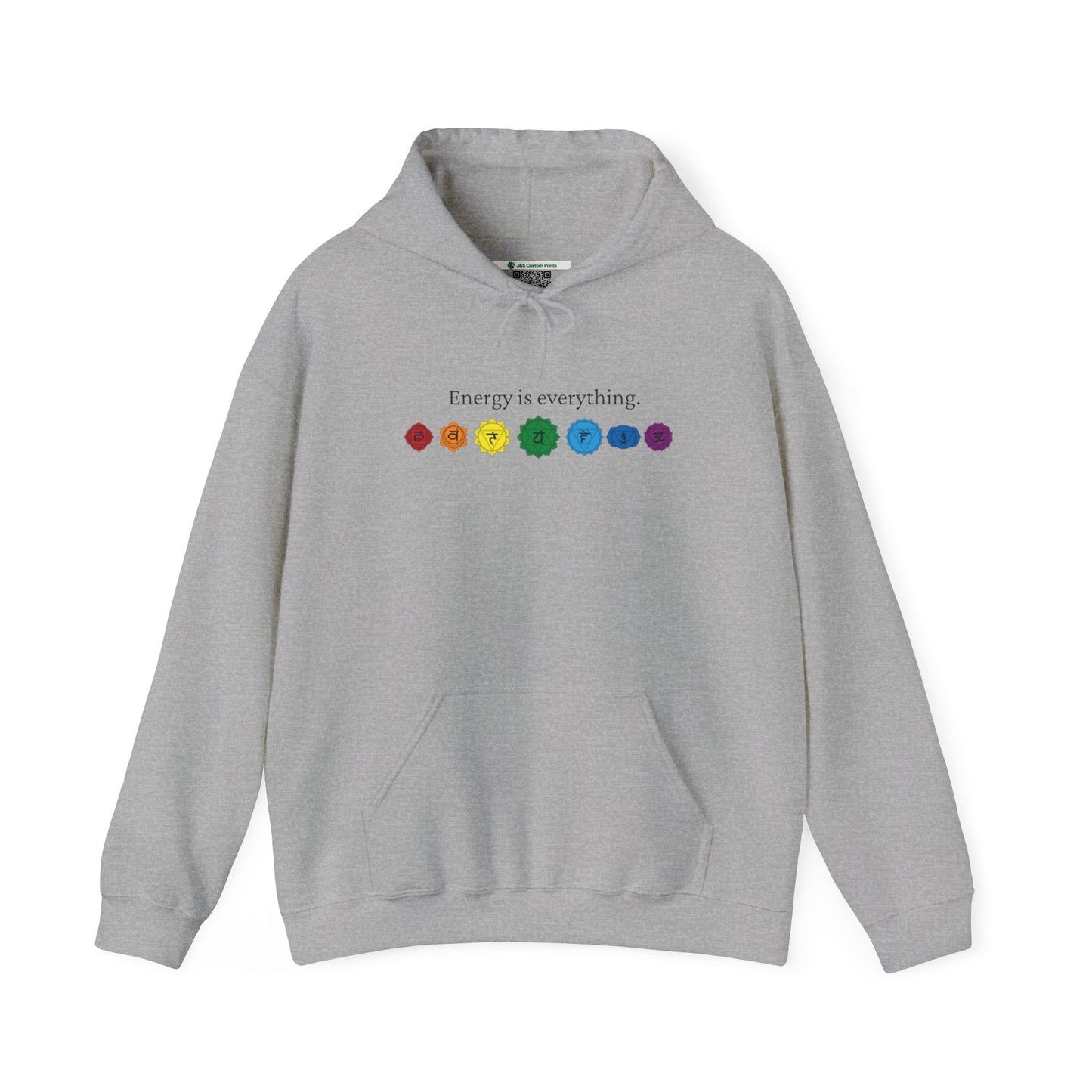 Energy is Everything -- Chakras (Adult Unisex Hooded Sweatshirt)