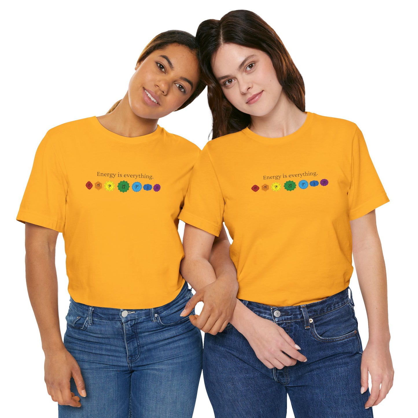 Energy is Everything -- Chakras (Adult Unisex Tee)