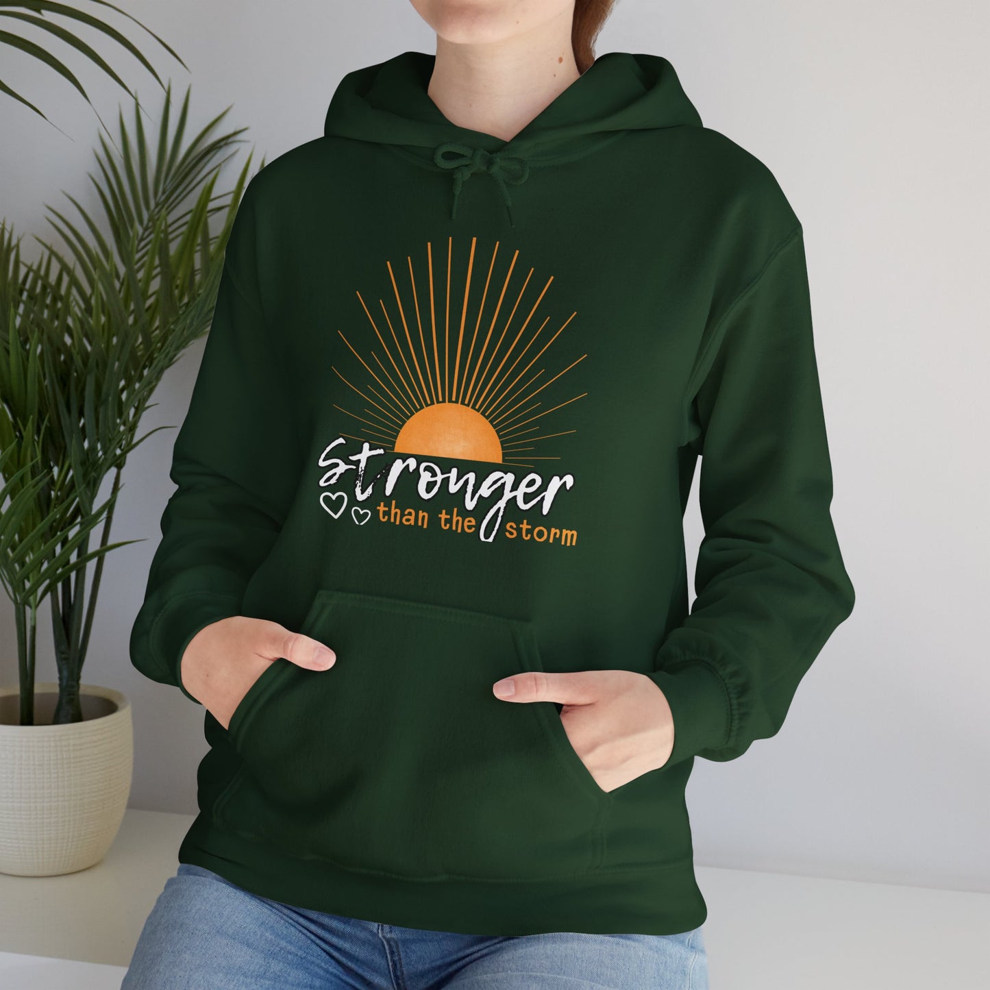 Stronger Than the Storm (Adult Unisex Hooded Sweatshirt)