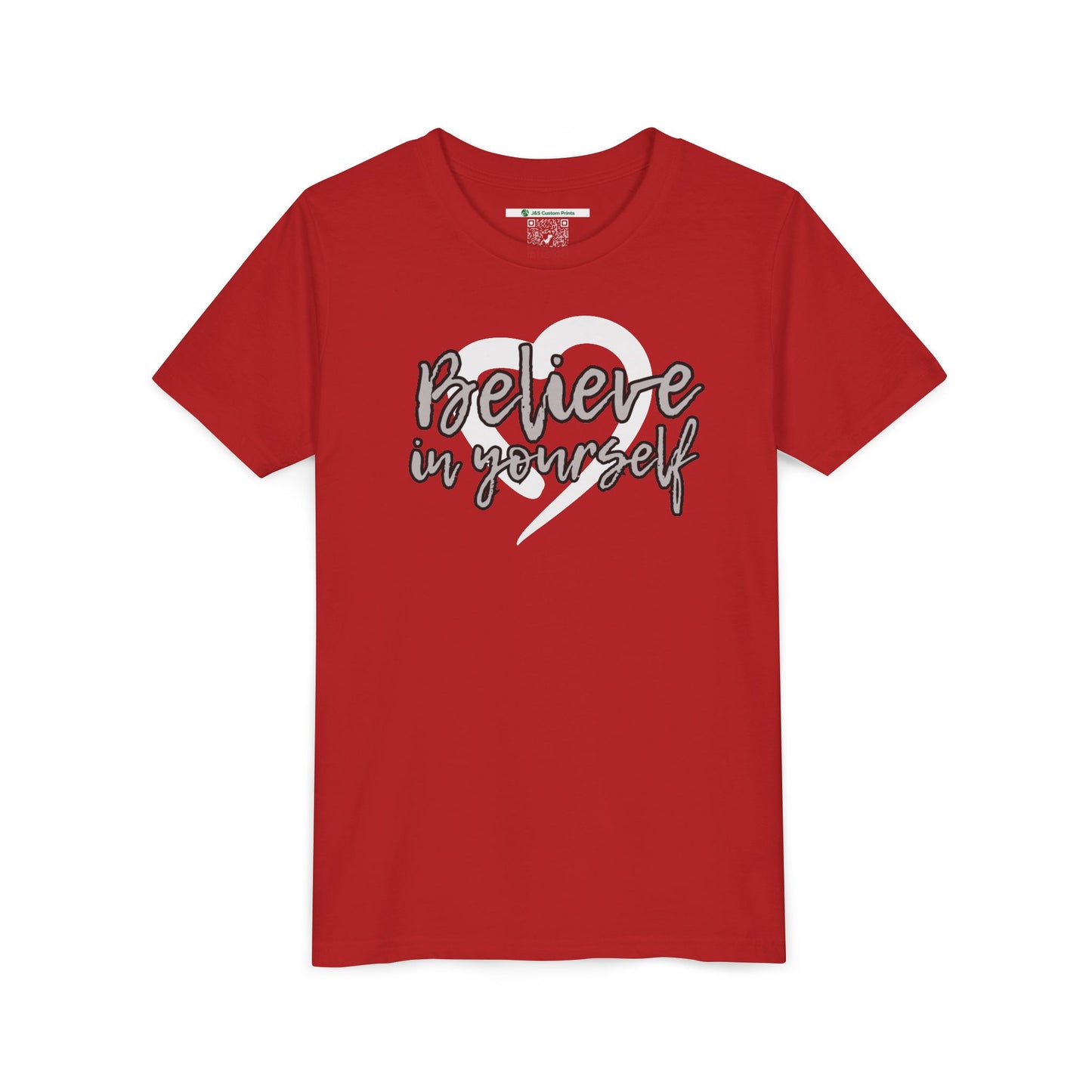Believe In Yourself -- Gray (Youth Unisex Tee)