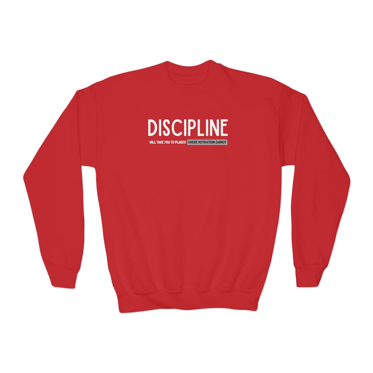Discipline (Youth Unisex Crewneck Sweatshirt)