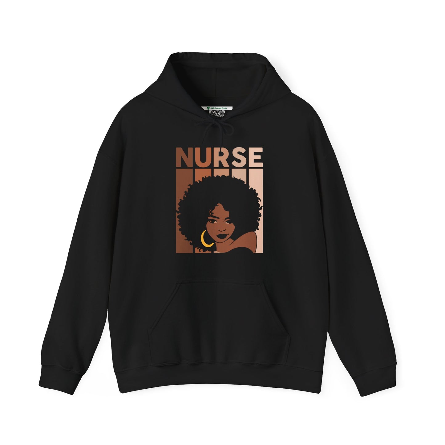 Melanin Nurse (Adult Unisex Hooded Sweatshirt)