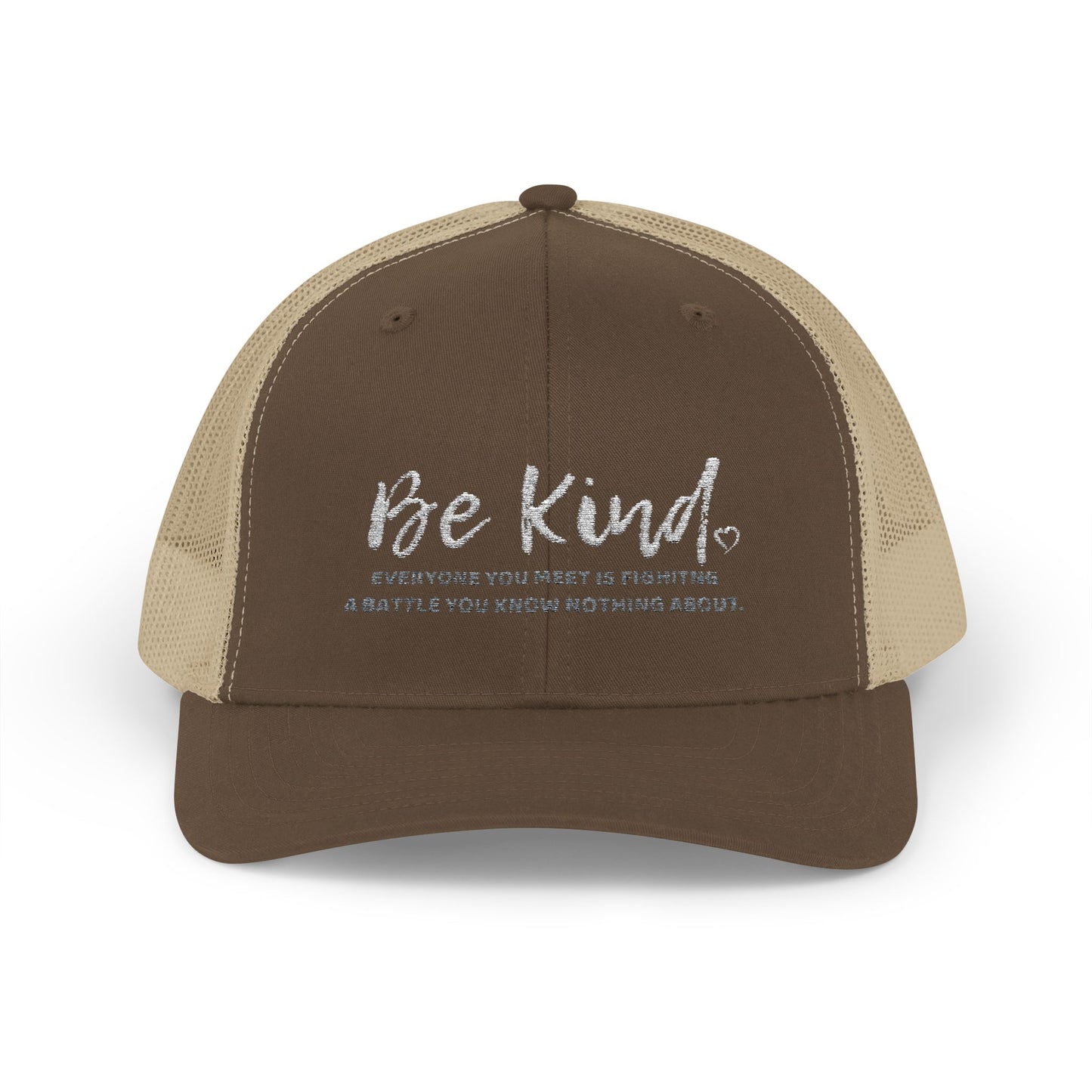 Be Kind (Embroidered Snapback Trucker Hat)