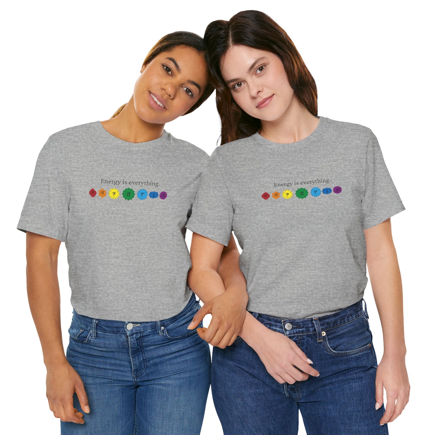 Energy is Everything -- Chakras (Adult Unisex Tee)
