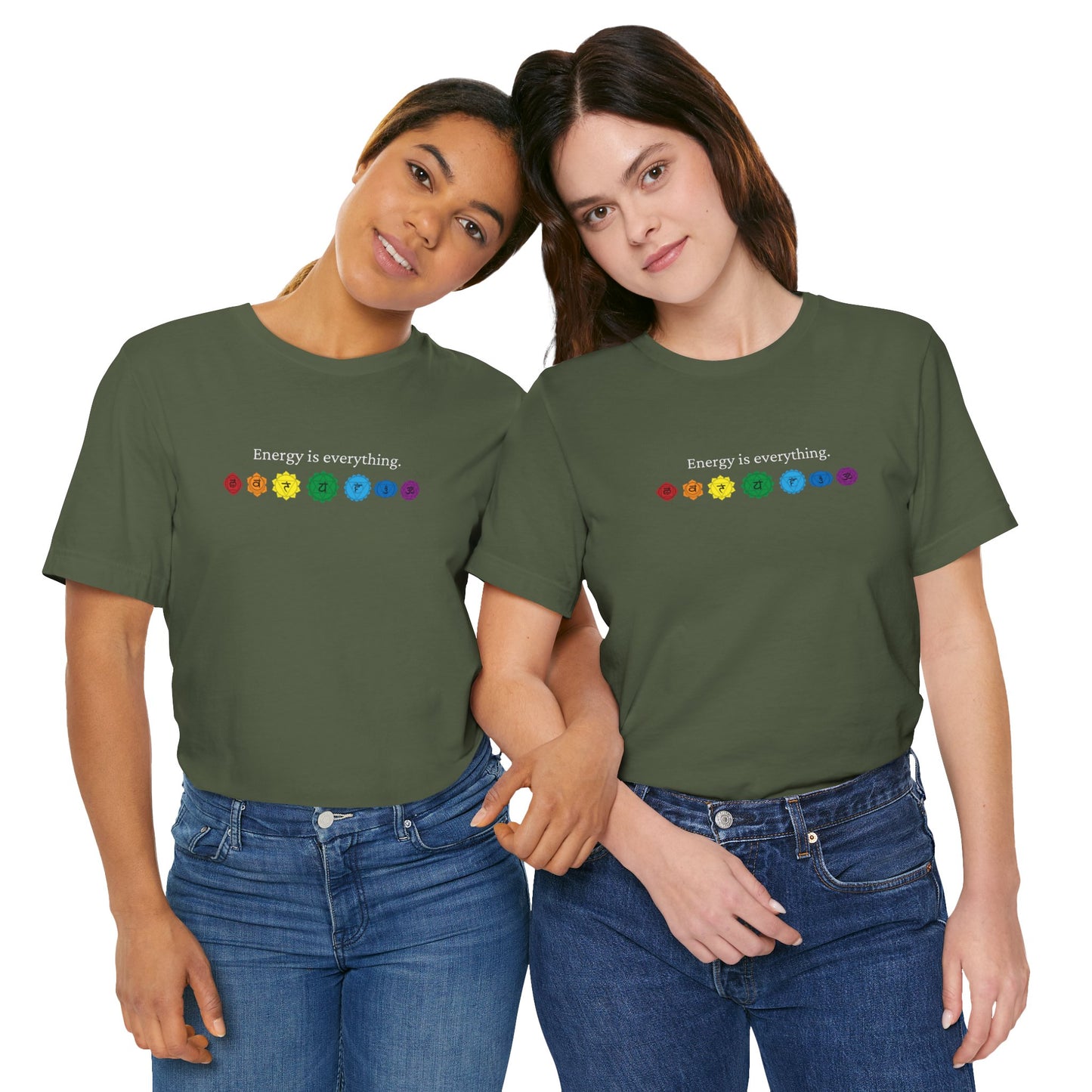 Energy is Everything -- Chakras (Adult Unisex Tee)