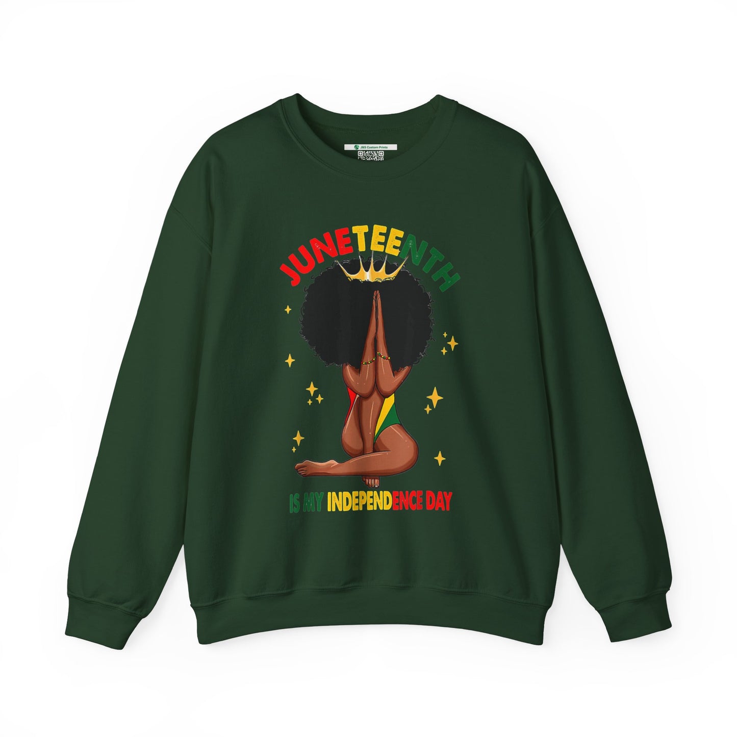Juneteenth -- My Independence Day (Adult Unisex Crewneck Sweatshirt)