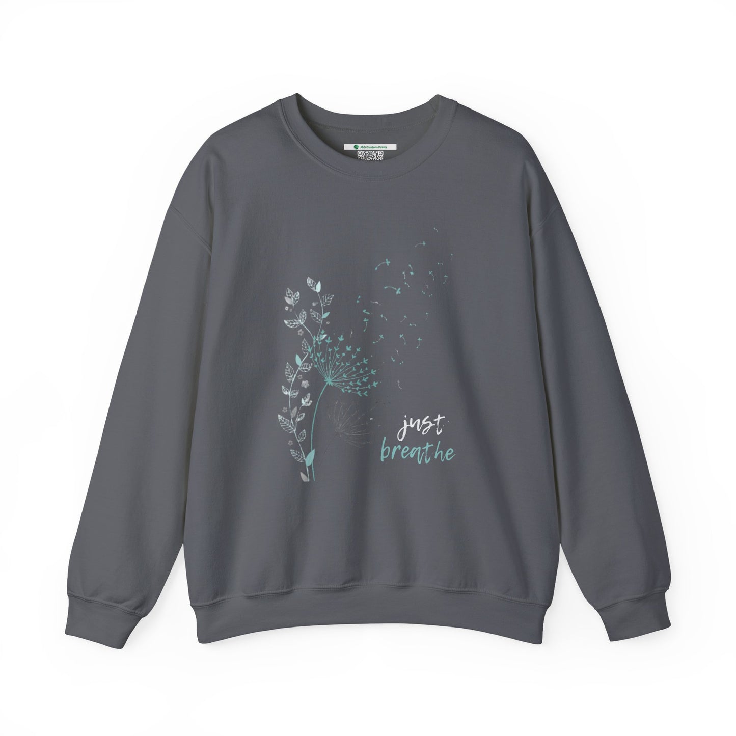 Just Breathe (Adult Unisex Crewneck Sweatshirt)