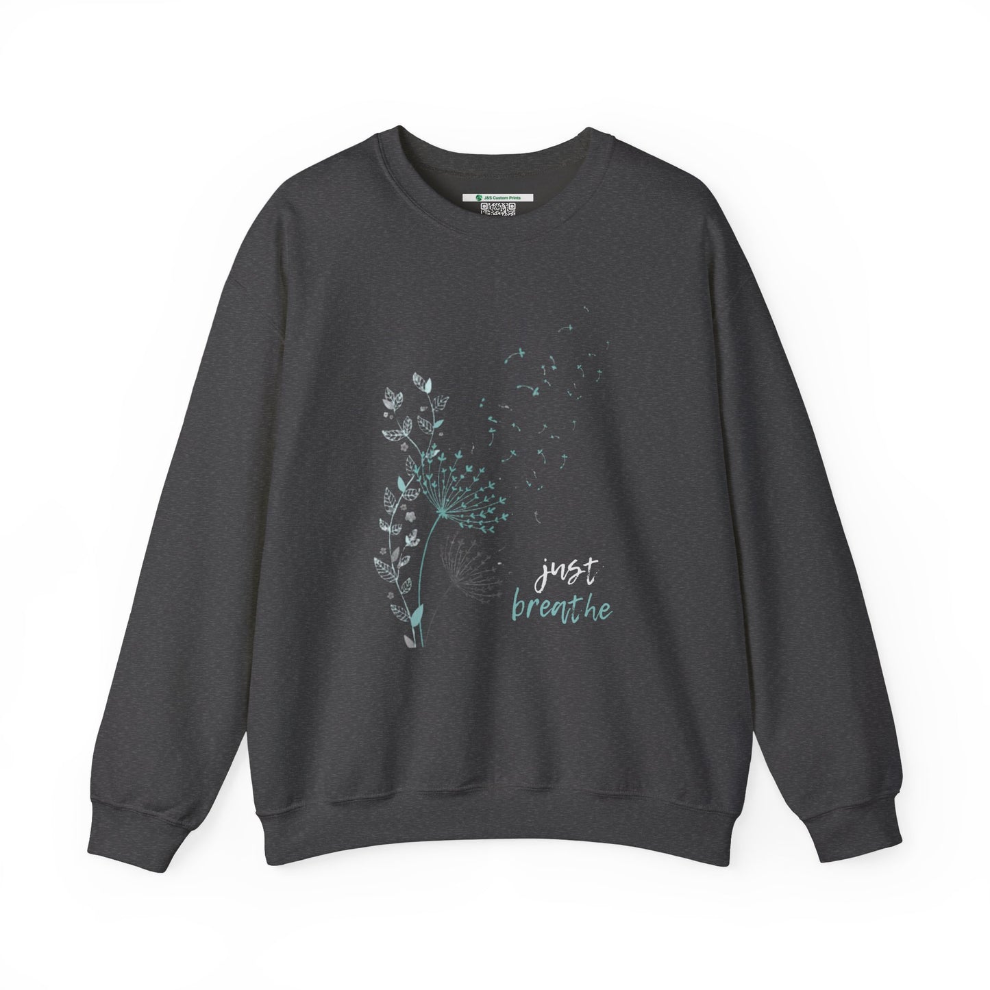 Just Breathe (Adult Unisex Crewneck Sweatshirt)
