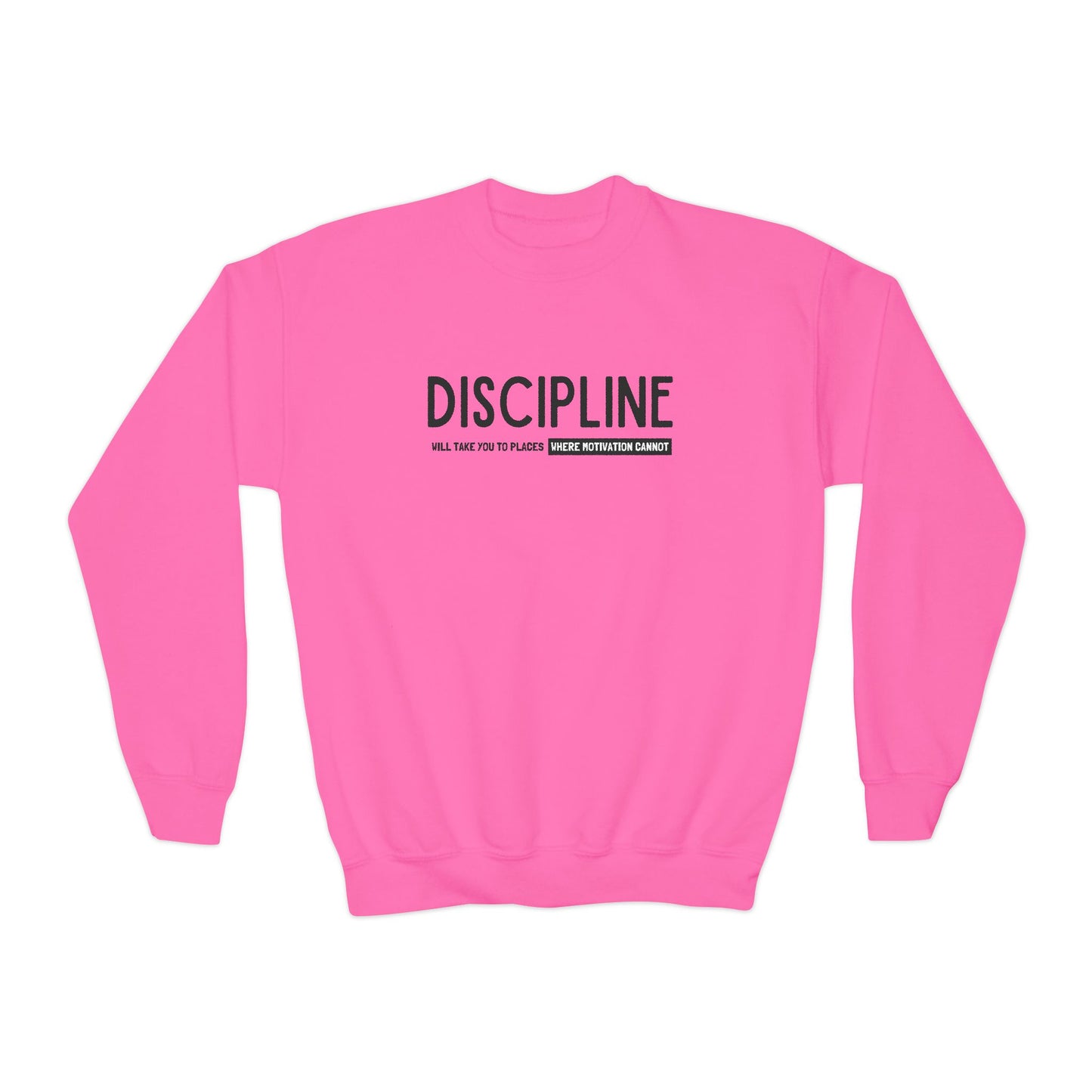 Discipline (Youth Unisex Crewneck Sweatshirt)