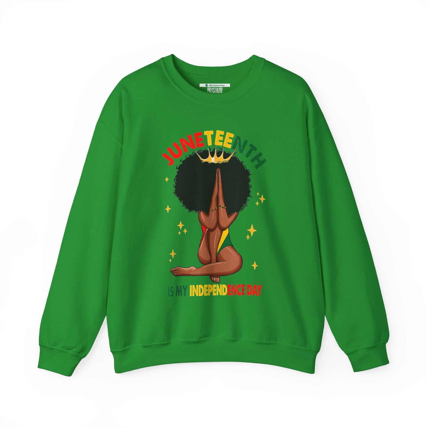 Juneteenth -- My Independence Day (Adult Unisex Crewneck Sweatshirt)