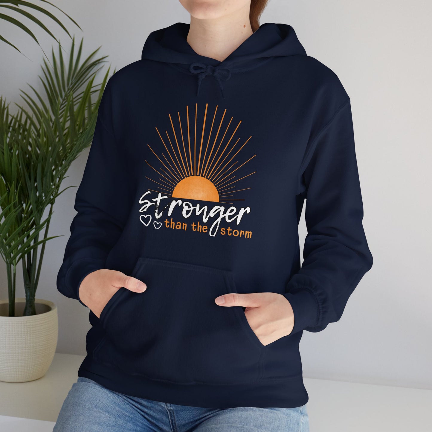 Stronger Than the Storm (Adult Unisex Hooded Sweatshirt)