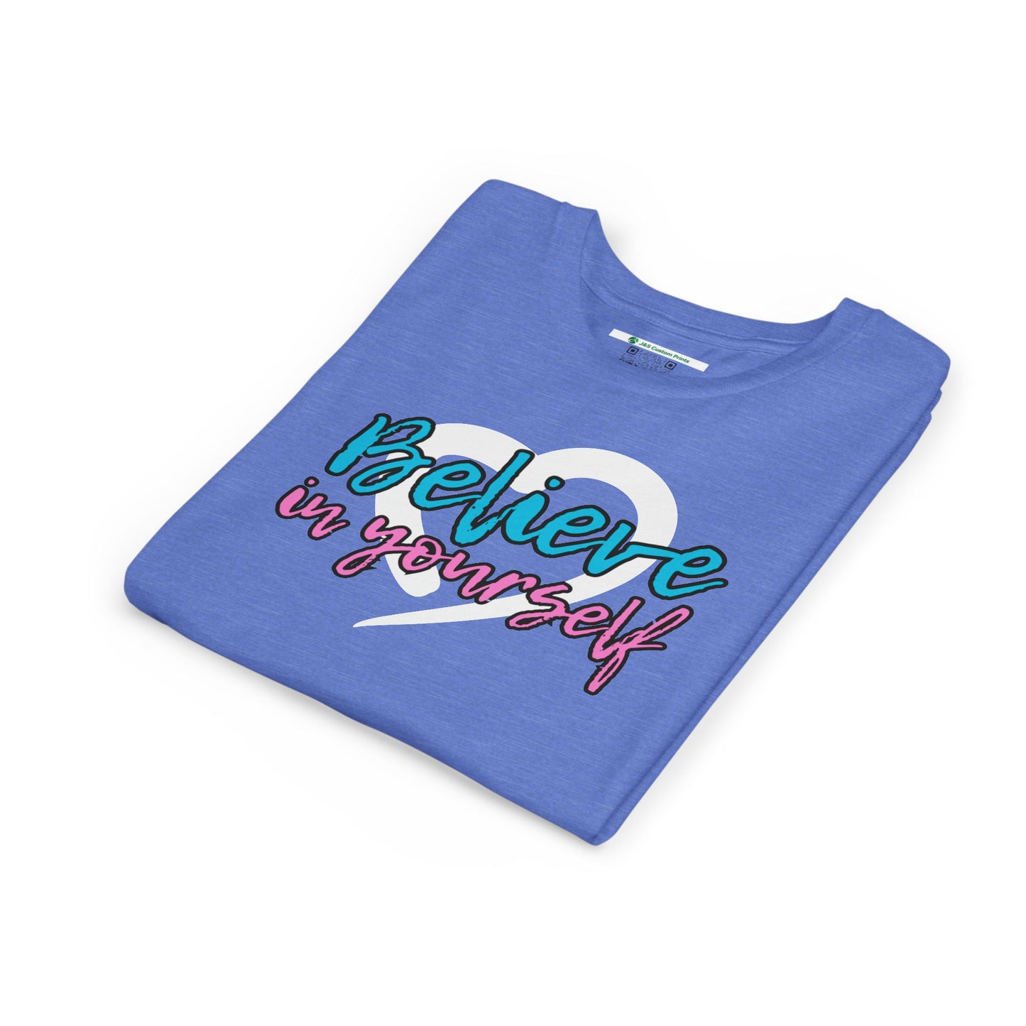 Believe In Yourself -- Blue/Pink (Youth Unisex Tee)